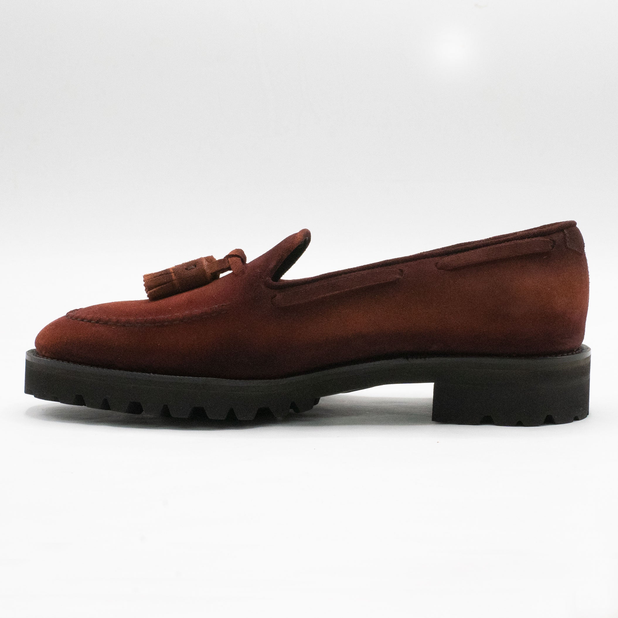 Manolo Tassel Loafer MTO - Dark Brown Suede