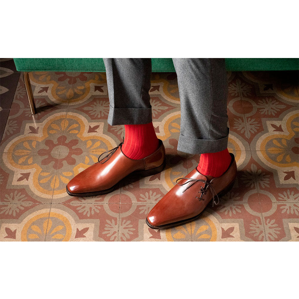 Wholecut Oxford by Norman Vilalta men's Goodyear-welted wholecut shoes in Barcelona, Spain