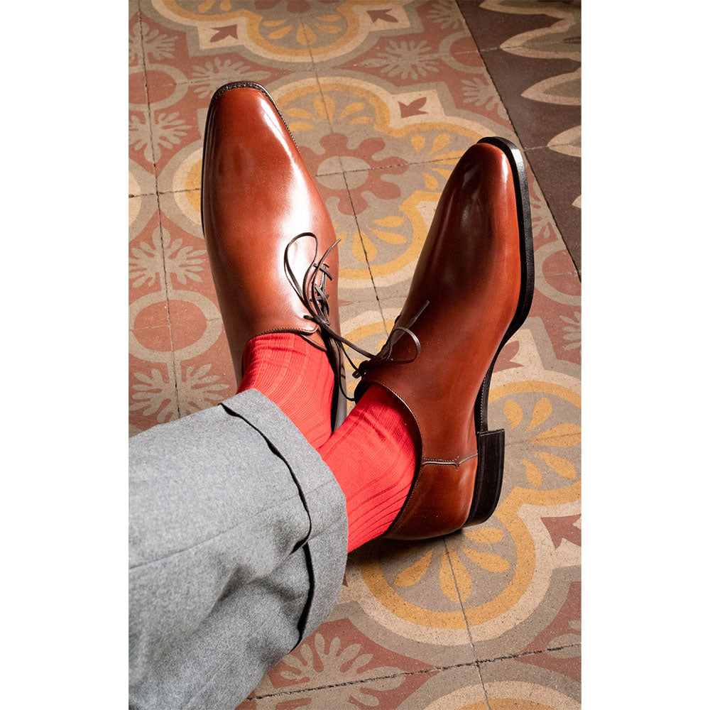 Wholecut Oxford by Norman Vilalta men's Goodyear-welted wholecut shoes in Barcelona, Spain