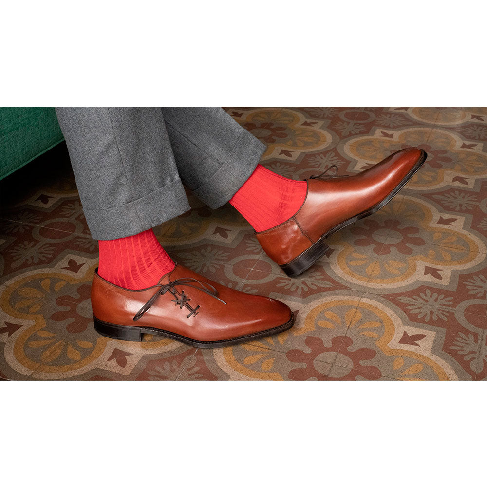 Wholecut Oxford by Norman Vilalta men's Goodyear-welted wholecut shoes in Barcelona, Spain