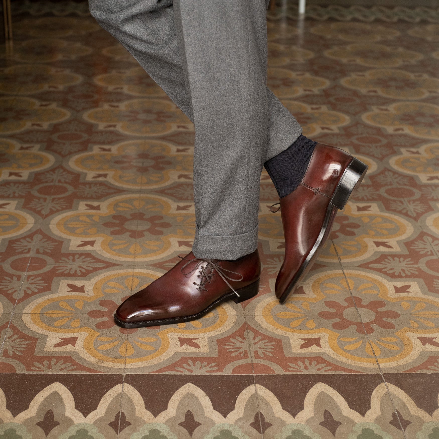 Wholecut Oxford by Norman Vilalta men's Goodyear-welted wholecut shoes in Barcelona, Spain