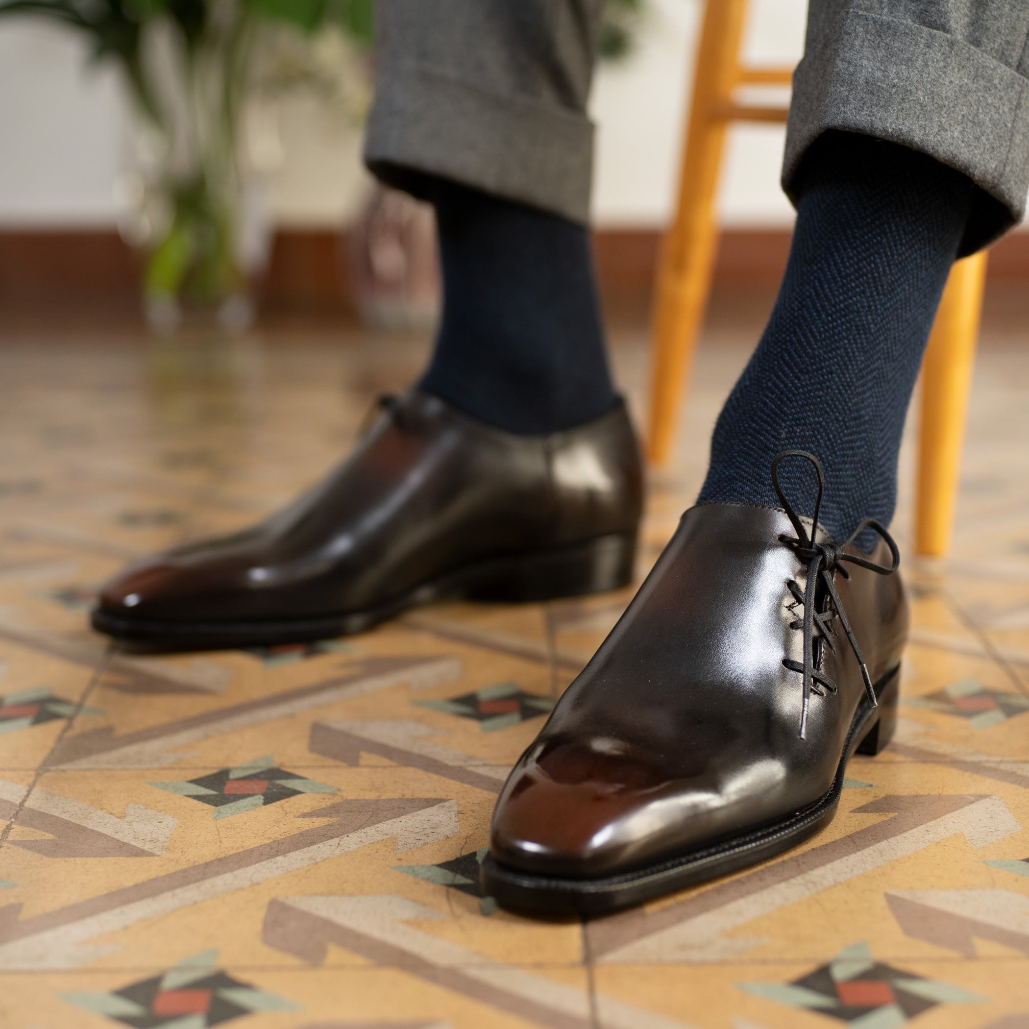 Wholecut Oxford by Norman Vilalta men's Goodyear-welted wholecut shoes in Barcelona, Spain