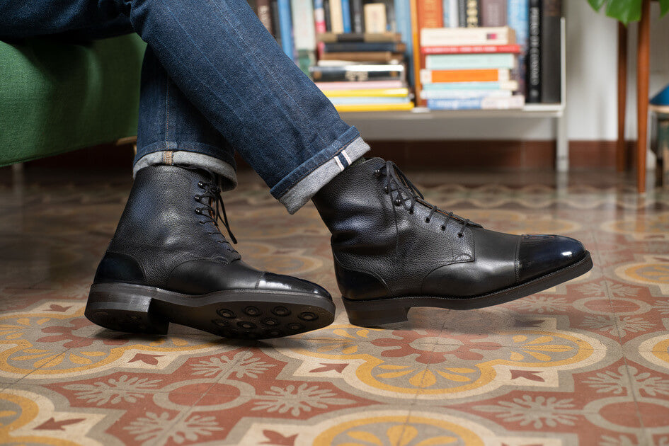 Hemingway Men's Derby Boots by Norman Vilalta Bespoke Shoemakers of Barcelona