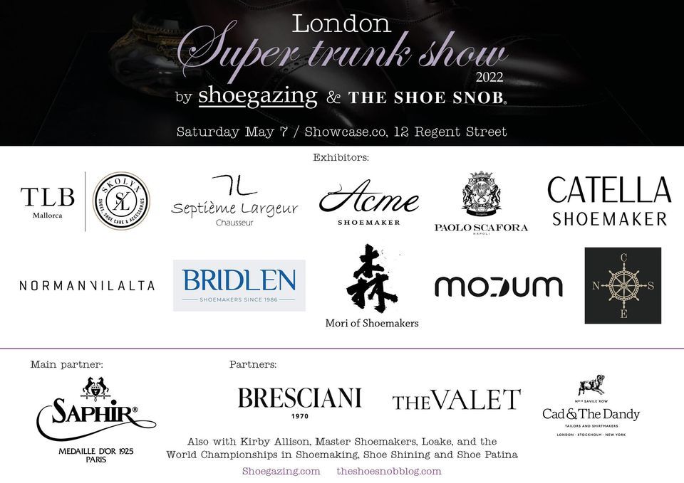 London Super Trunk Show | Saturday, May 7th