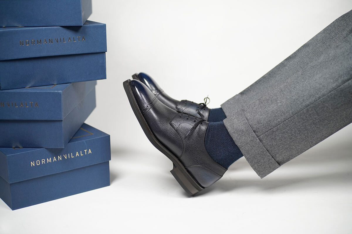 What makes a quality dress shoe by Norman Vilalta men's quality dress shoes in Barcelona, Spain
