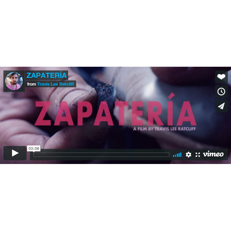 Zapateria shoemaking documentary on Norman Vilalta in Barcelona Spain