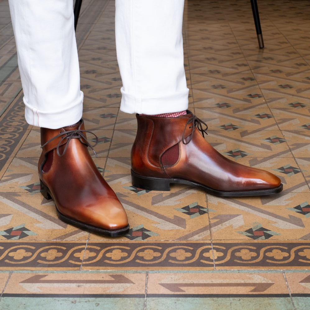 Decon Chelsea Boots by Norman Vilalta Bespoke Shoemaker in Barcelona, Spain