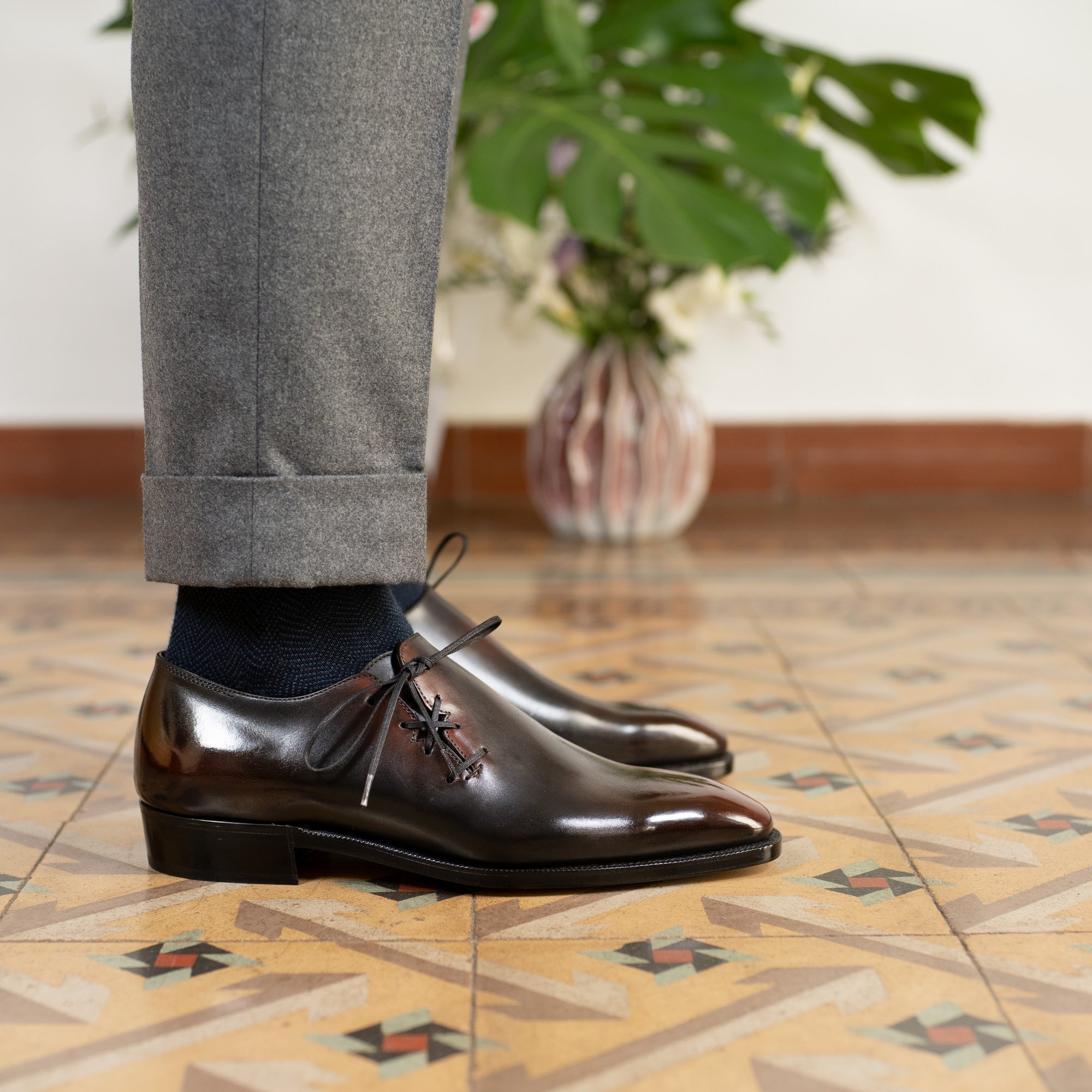 Wholecut Oxford Shoe by Norman Vilalta Bespoke Barcelona