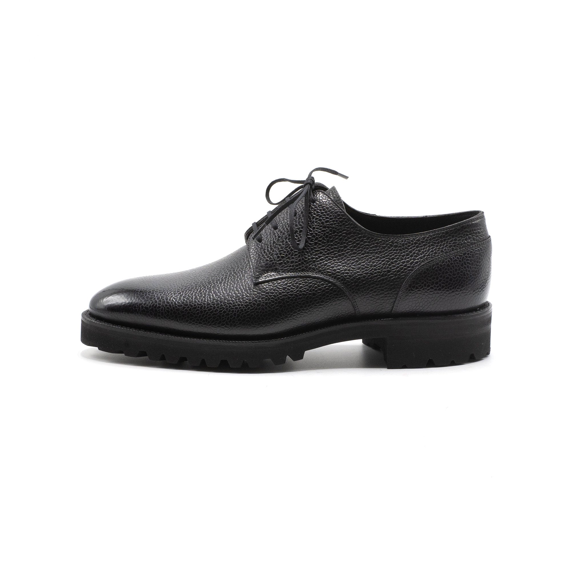 Derby Simple Shoe - Onyx Country Calf