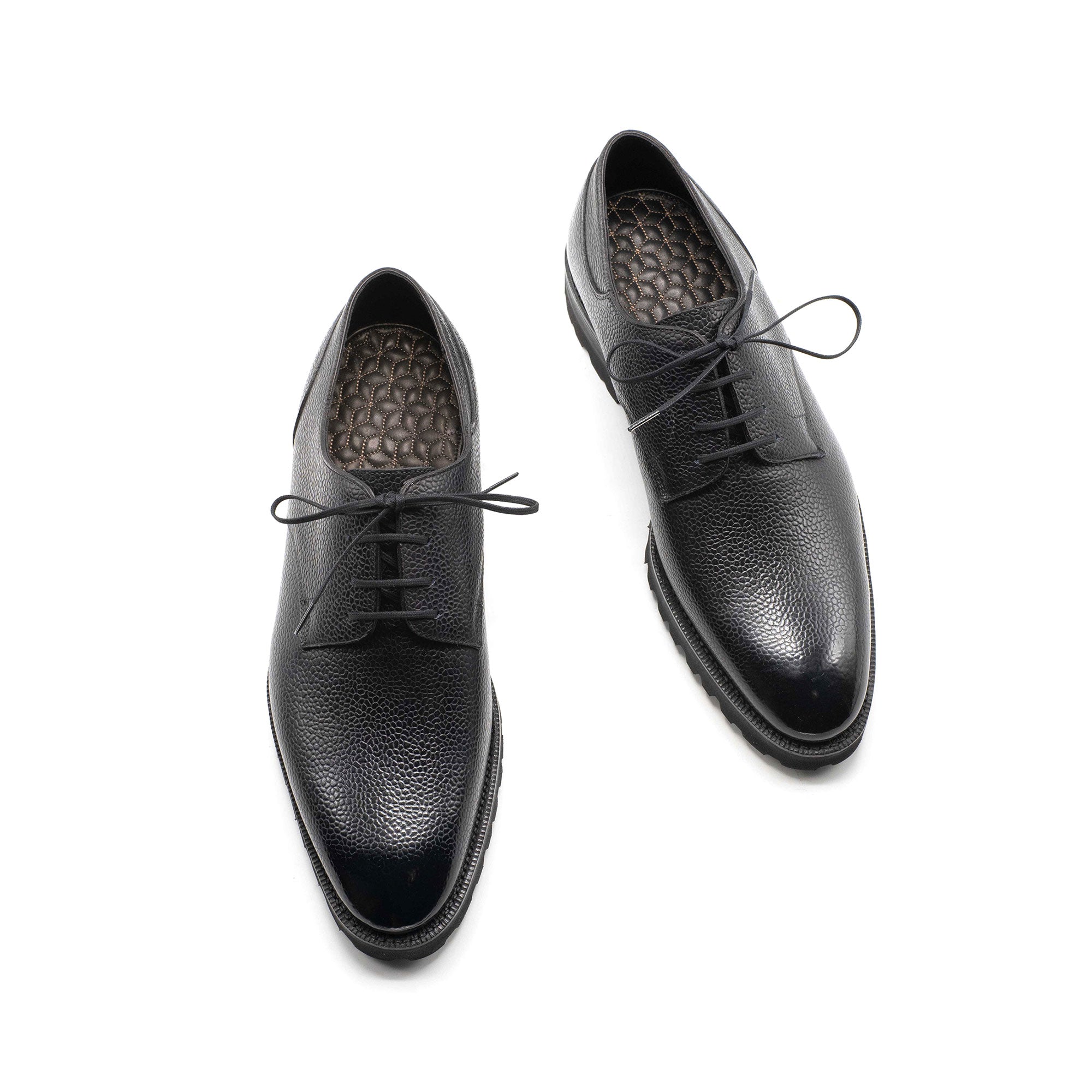 Derby Simple Shoe - Onyx Country Calf