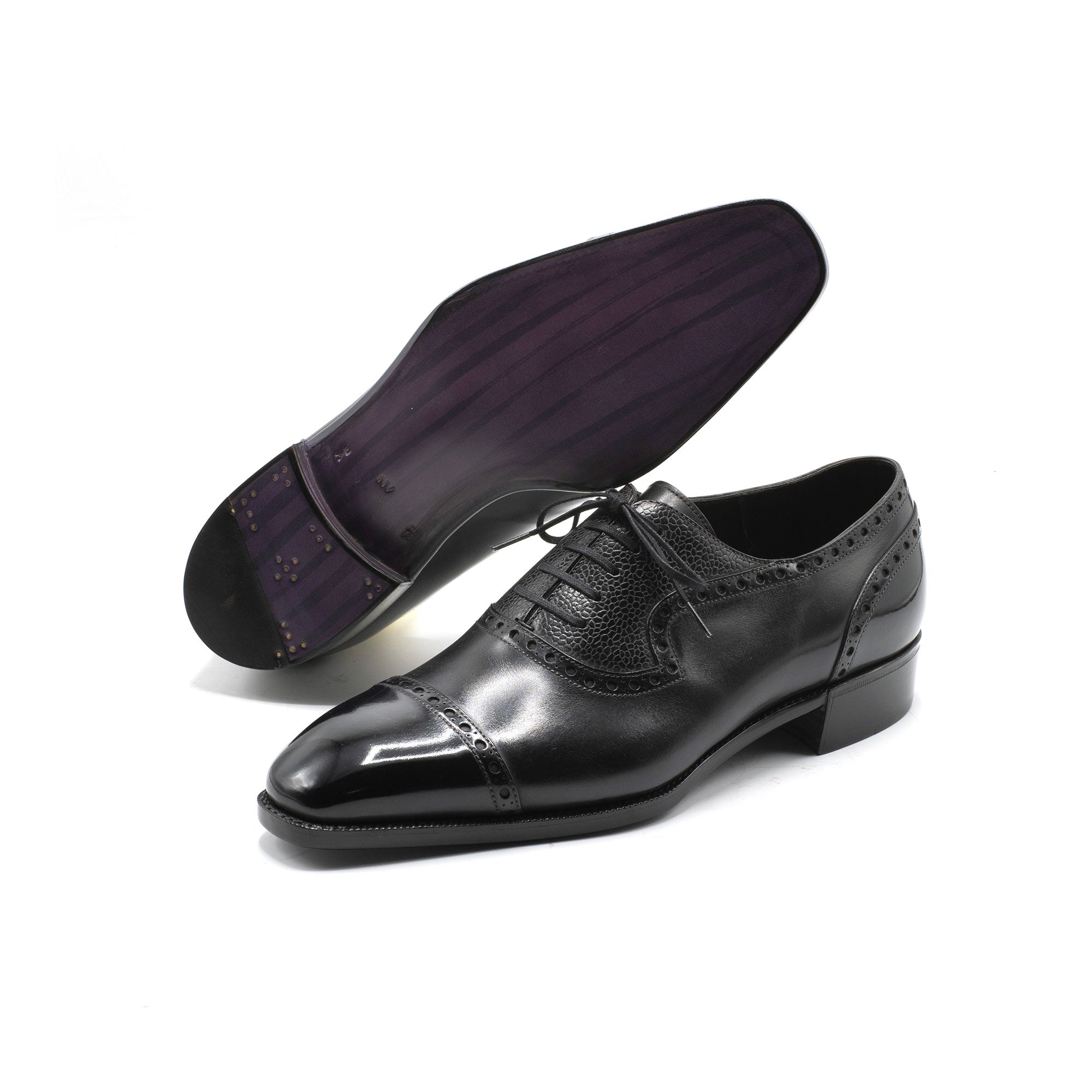 Andres Adelaide Full Brogue Oxford by Bespoke Shoemaker Norman Vilalta of Barcelona, Spain.