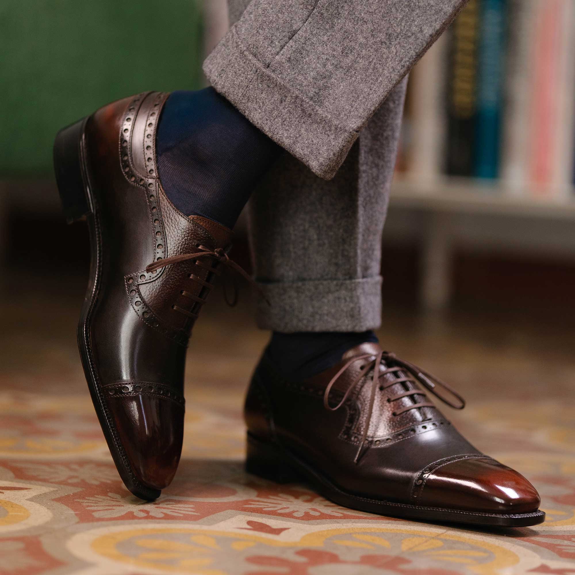 Andrés Adelaide Oxford - Espresso Handmade Patina