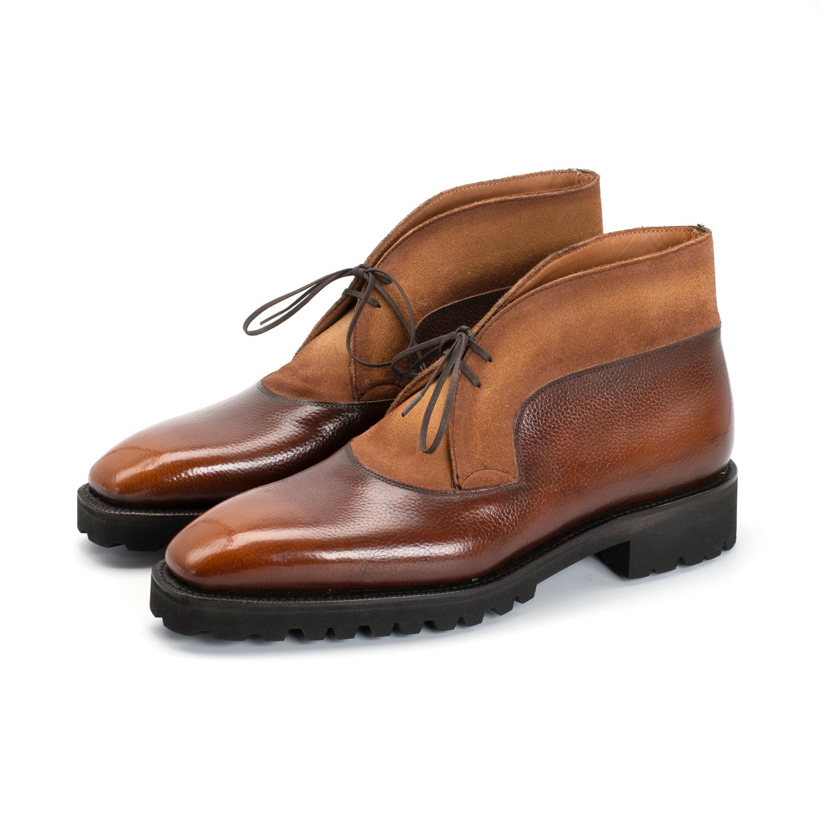 Boulevardier Chukka Boots by Norman Vilalta Bespoke Shoes Barcelona