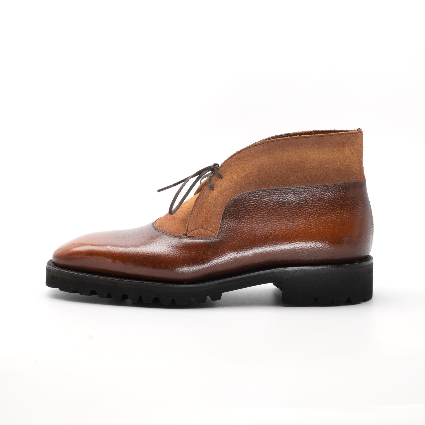 Boulevardier Chukka Boots by Norman Vilalta Bespoke Shoes Barcelona