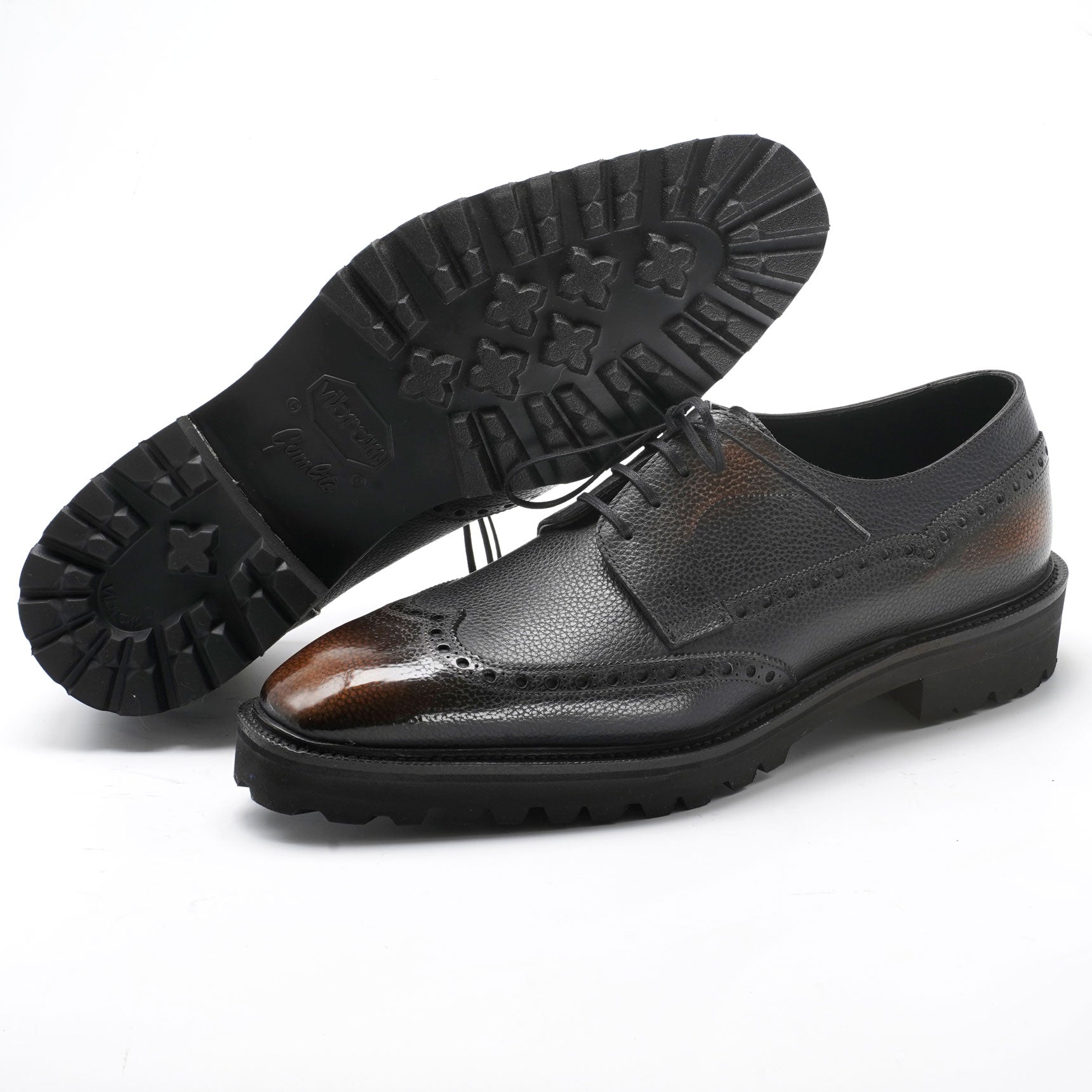 Coltrane Wingtip Derby by Norman Vilalta men's Goodyear-welted wingtip derby shoes in Barcelona, Spain