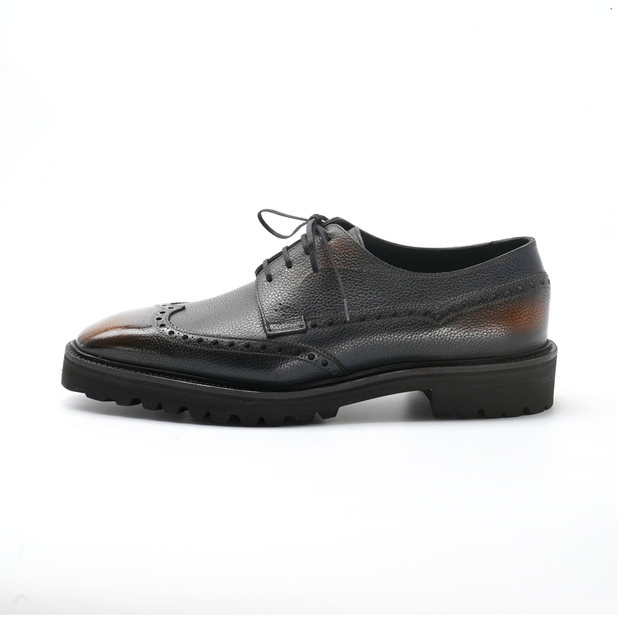 Coltrane Wingtip Derby by Norman Vilalta men's Goodyear-welted wingtip derby shoes in Barcelona, Spain