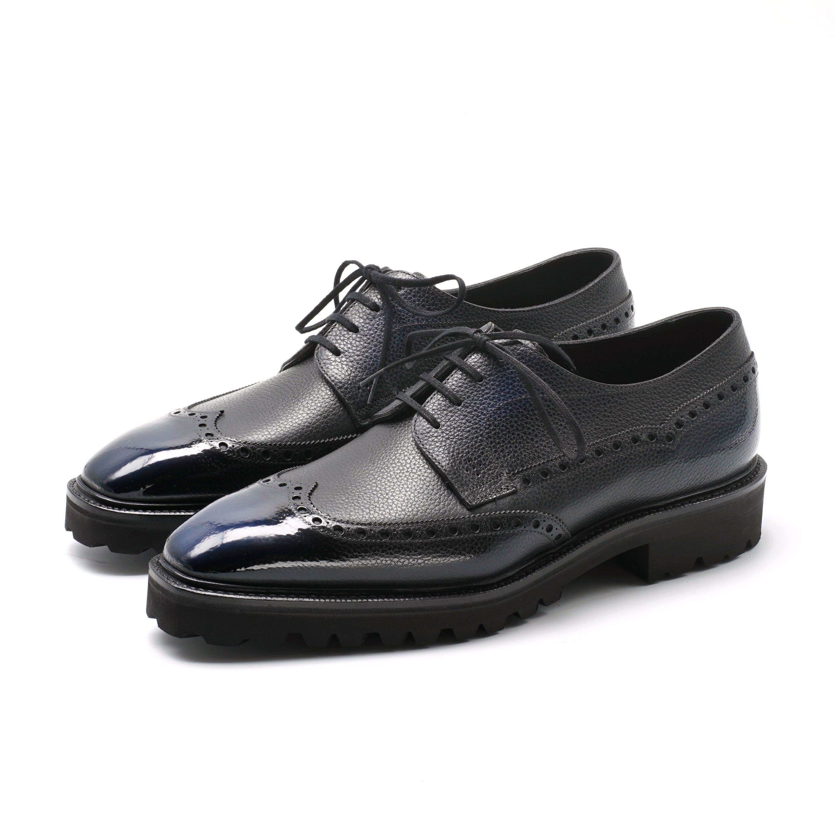 Coltrane Wingtip Derby by Norman Vilalta men's Goodyear-welted wingtip derby shoes in Barcelona, Spain