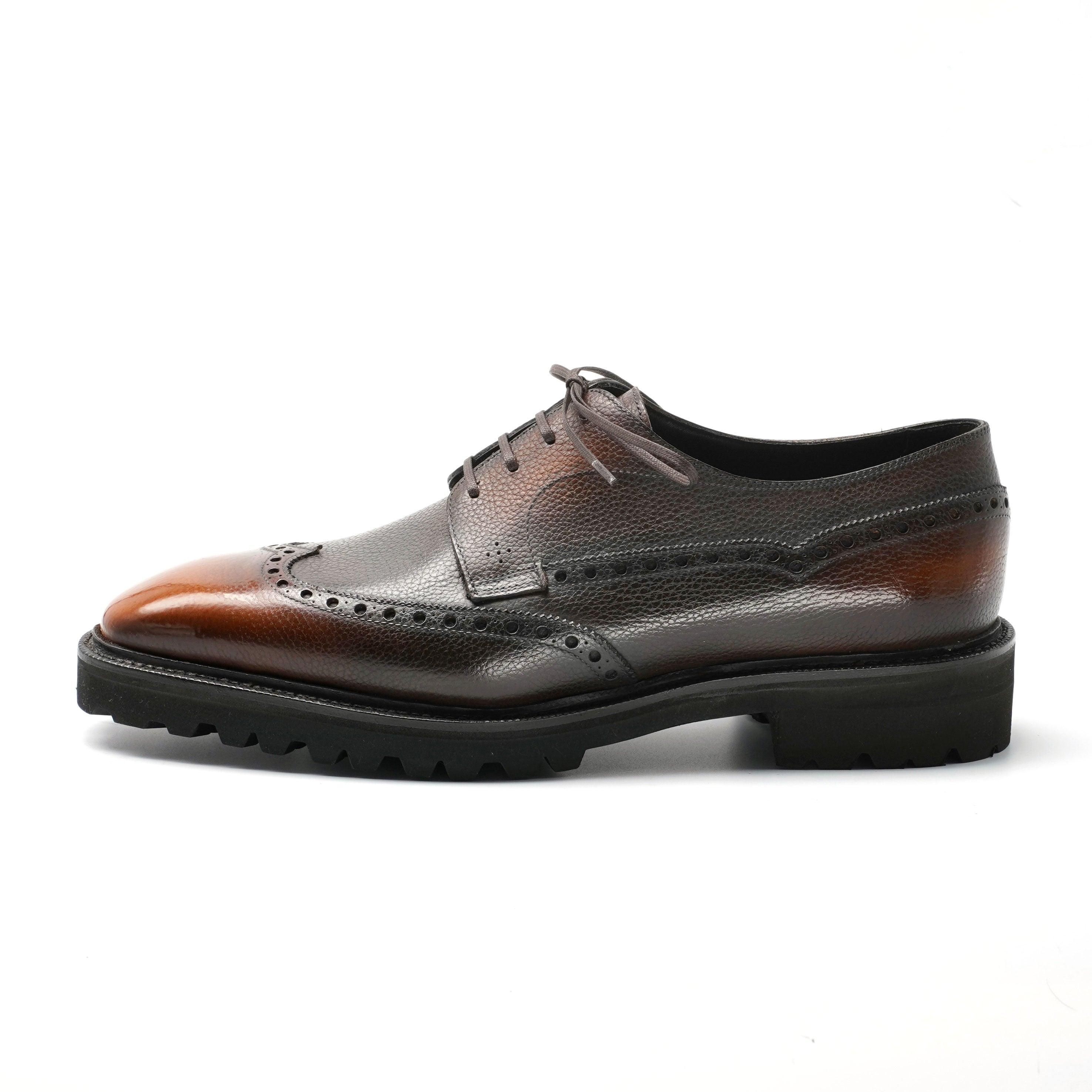 Coltrane Wingtip Derby by Norman Vilalta men's Goodyear-welted wingtip derby shoes in Barcelona, Spain