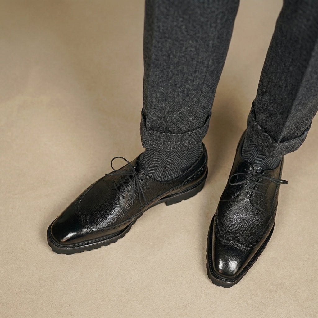 Coltrane Wingtip Balmoral Derby by Norman Vilalta Bespoke Shoemakers