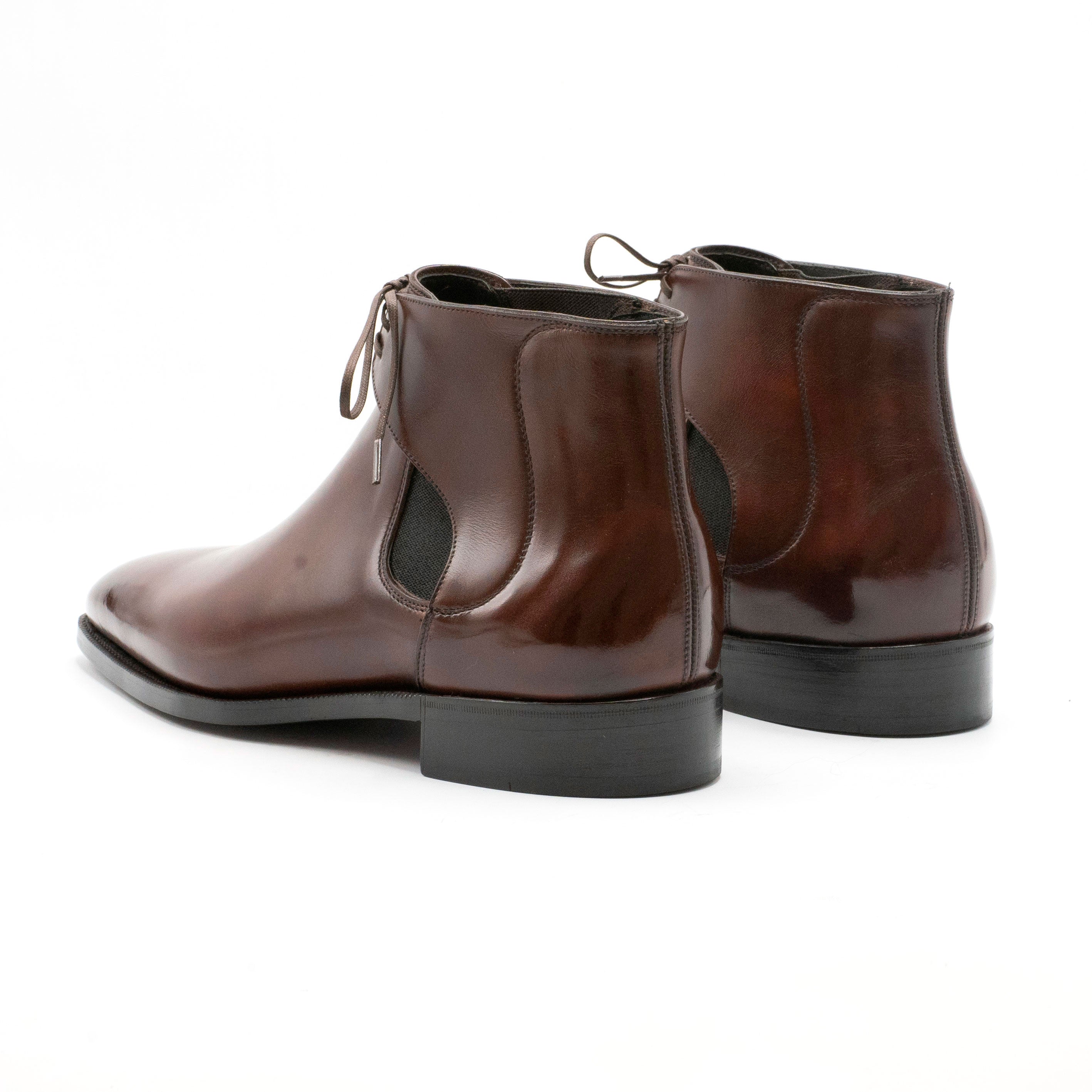 Decon Chelsea Boots in chocolate by Norman Vilalta Goodyear-welted Chelsea Boots in Barcelona Spain
