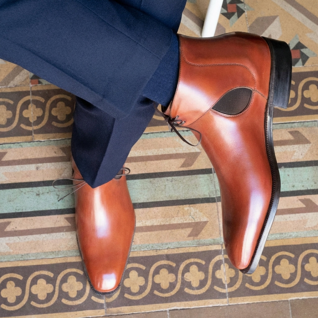 Decon Chelsea Boot - Cognac Box Calf