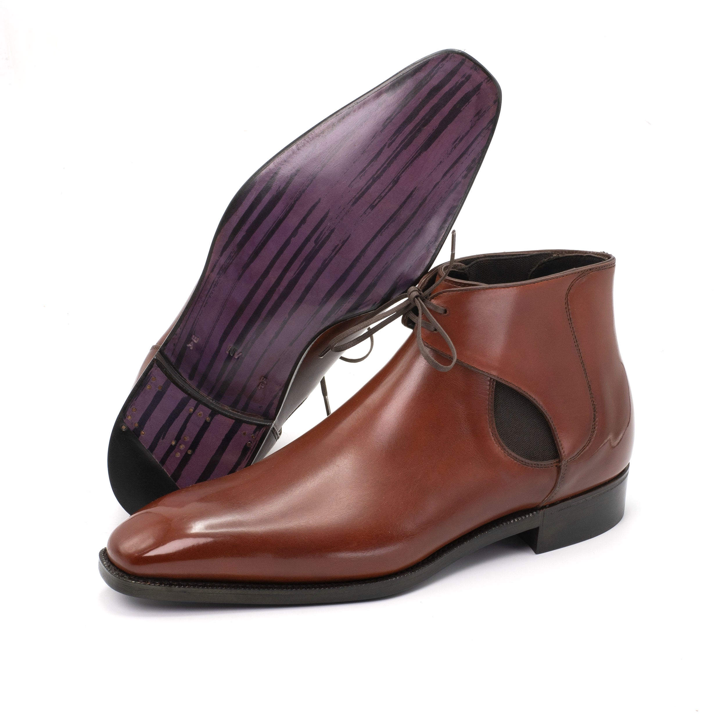 Decon Chelsea Boot in Cognac by Norman Vilalta Bespoke Shoes in Barcelona, Spain