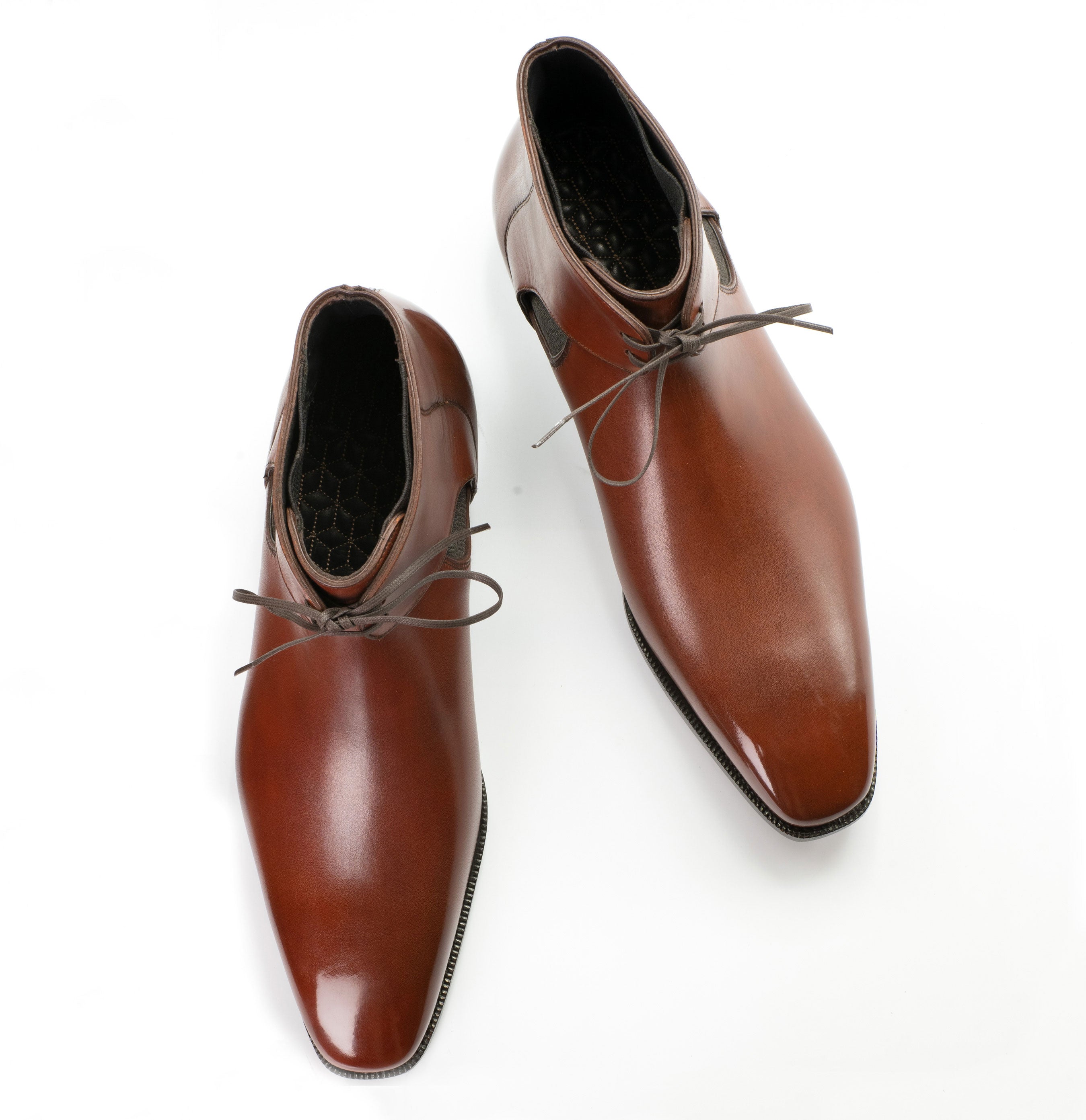 Decon Chelsea Boot in Cognac by Norman Vilalta Bespoke Shoes in Barcelona, Spain
