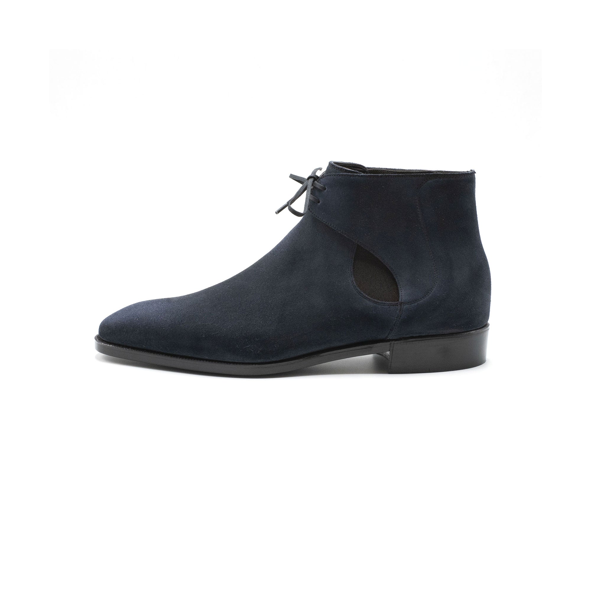 Decon 切尔西靴 - 午夜蓝绒面革