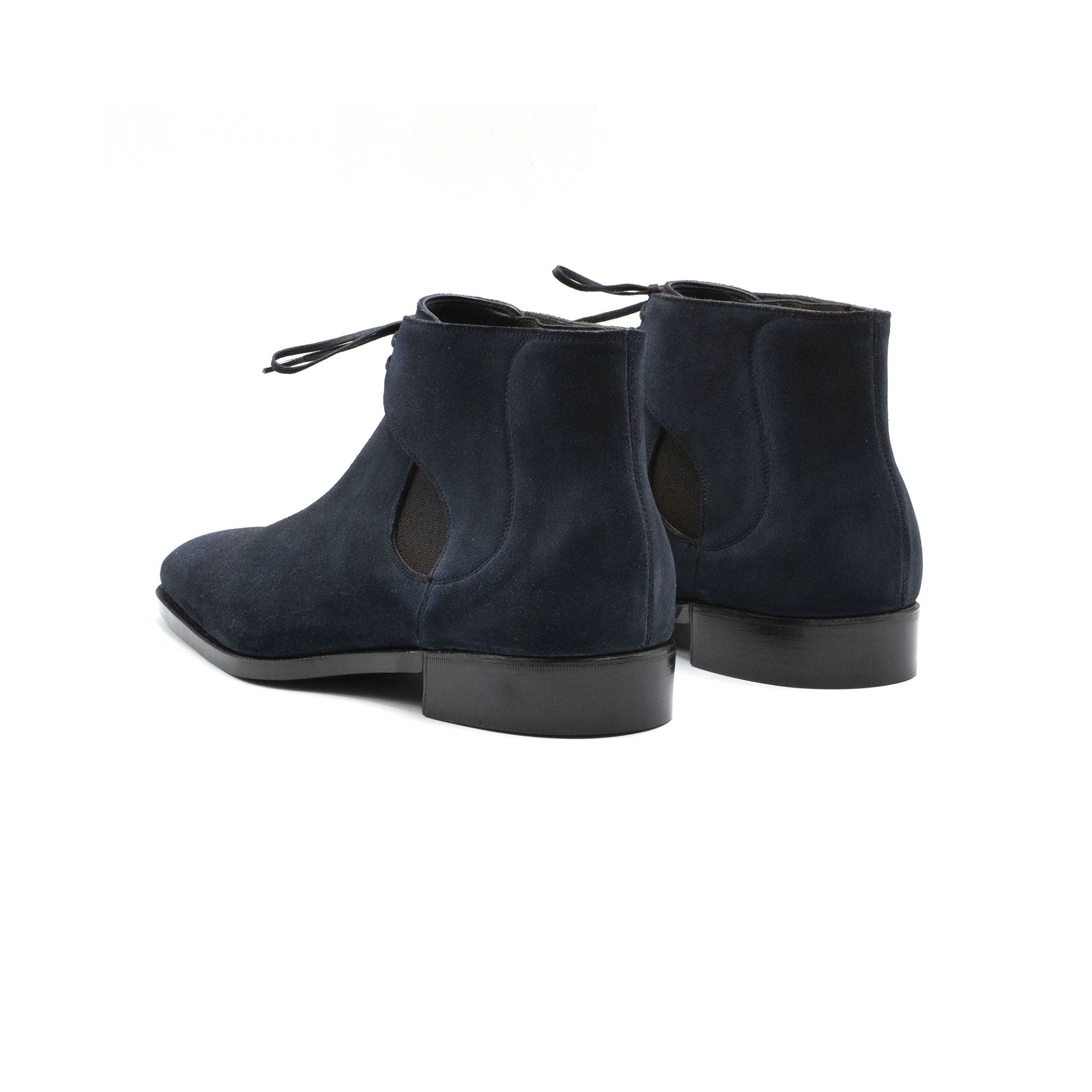 Decon 切尔西靴 - 午夜蓝绒面革