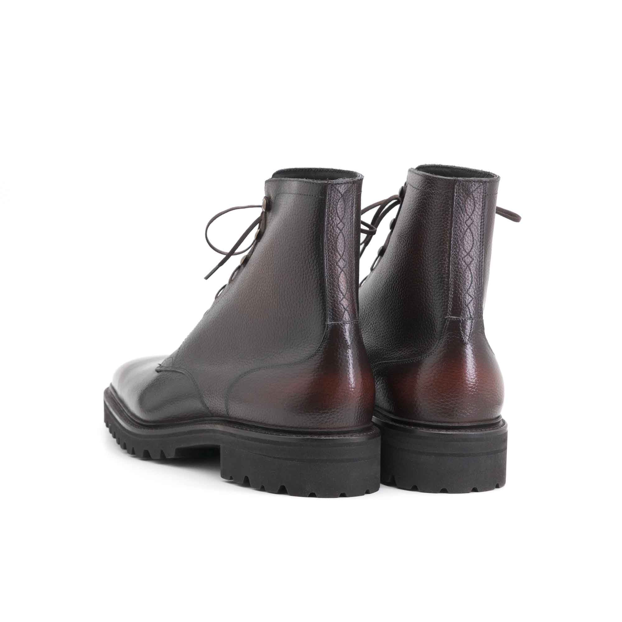 Derby Simple Boot - Espresso Handmade Patina