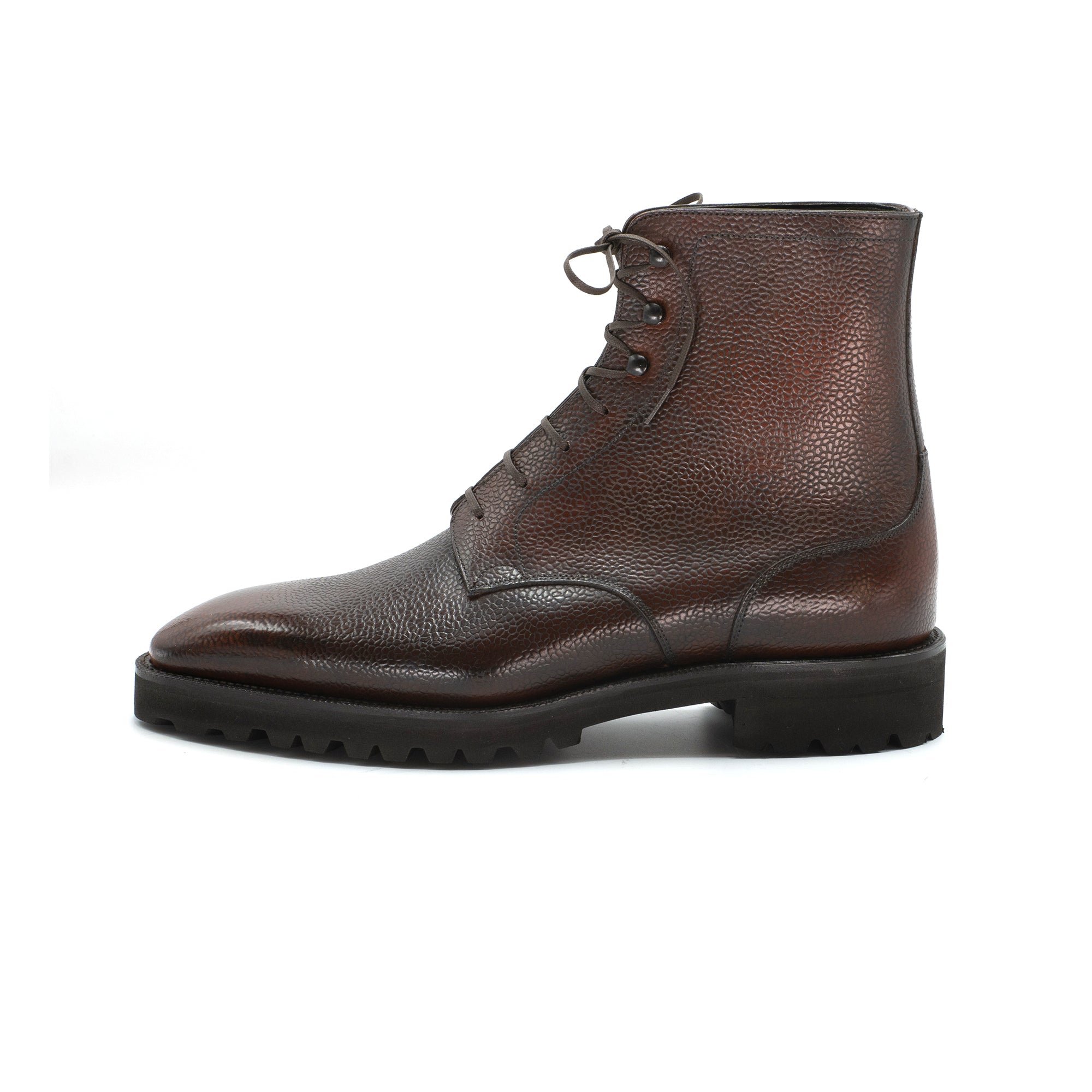 Derby Simple Boot - Dark Chestnut