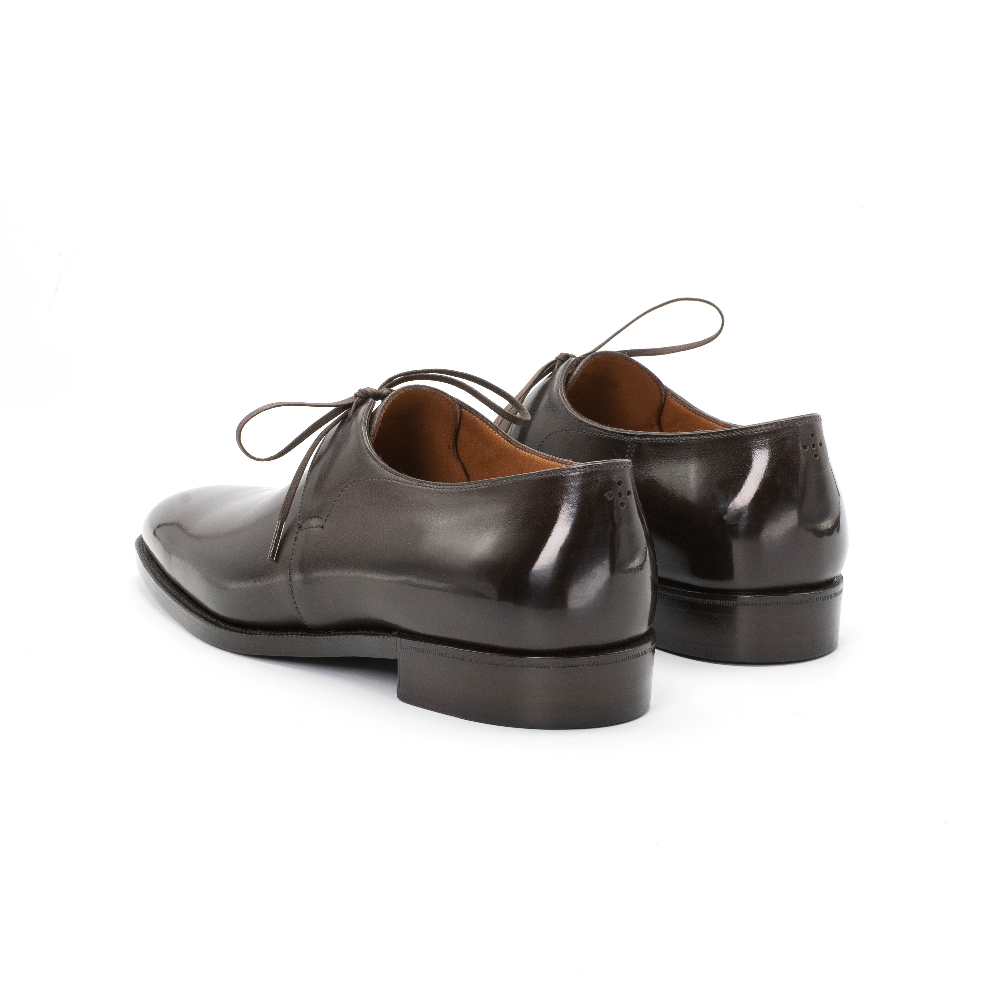 Eduardo Derby in Coffee Brown by Norman Vilalta Bespoke Shoes Barcelona