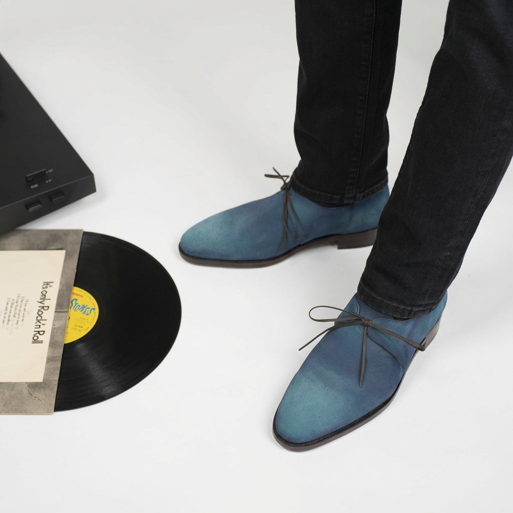 Eduardo Derby Shoe - Ribera Patina