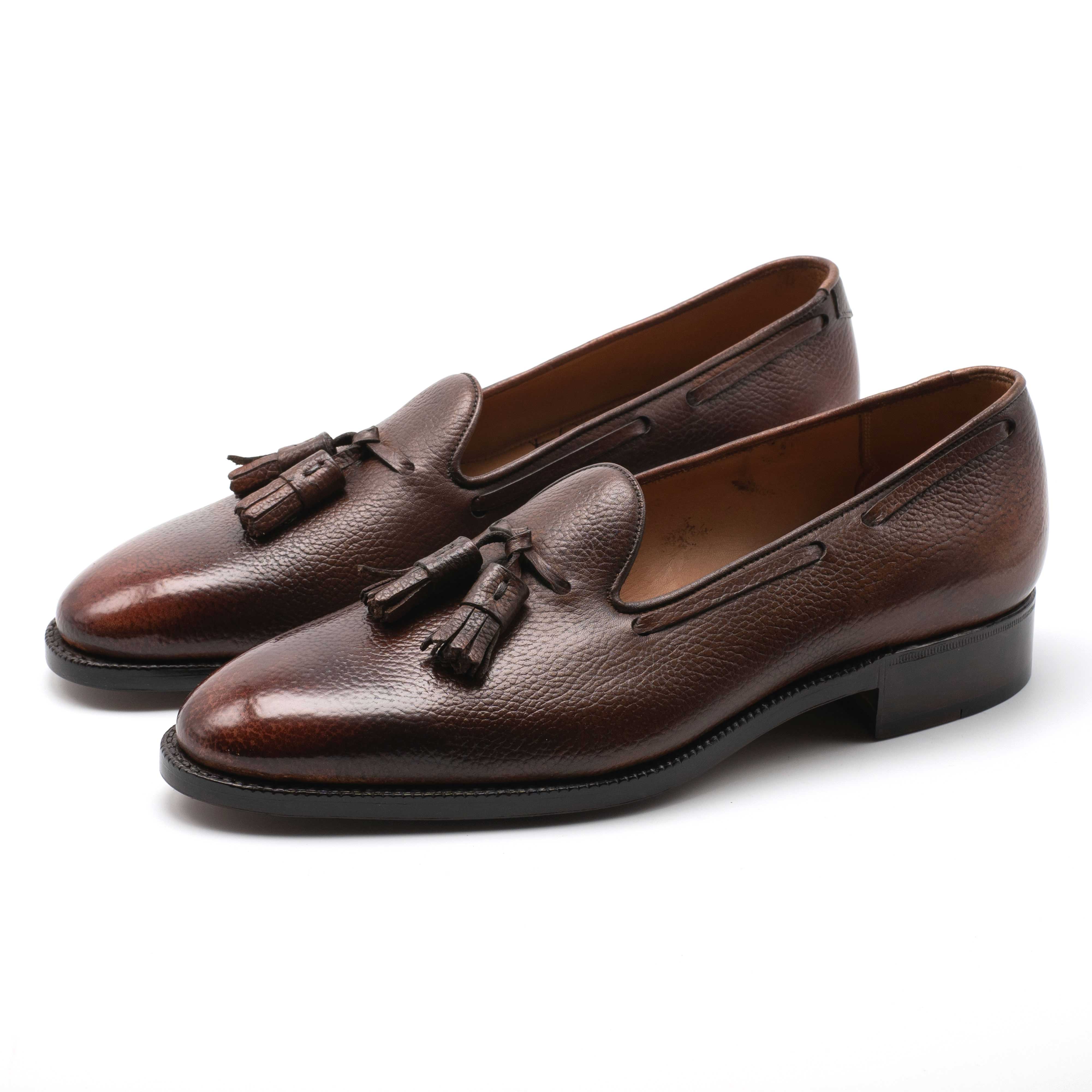 Emilio Loafer - Dark Oak Handmade Patina