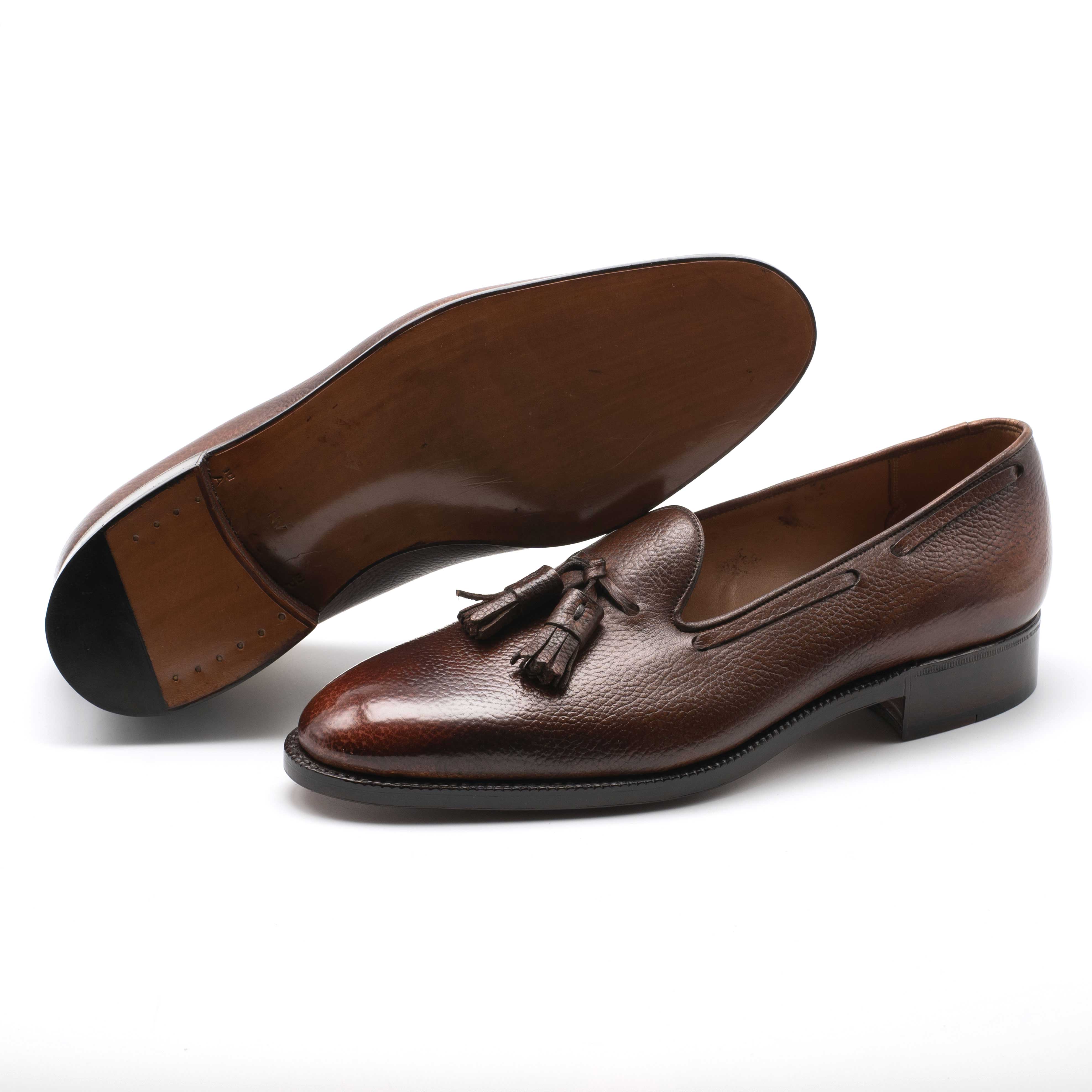 Emilio Loafer - Dark Oak Handmade Patina