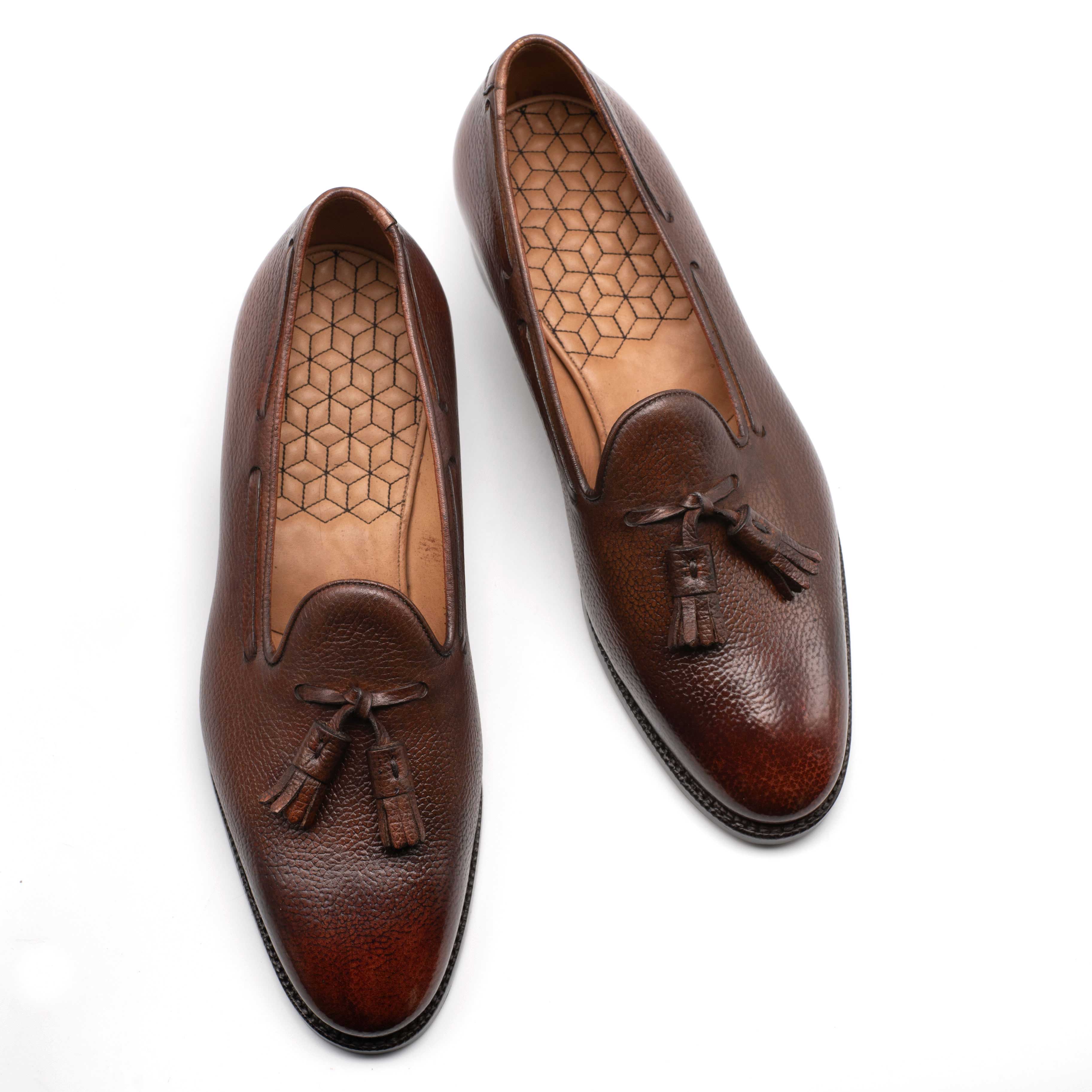 Emilio Loafer - Dark Oak Handmade Patina