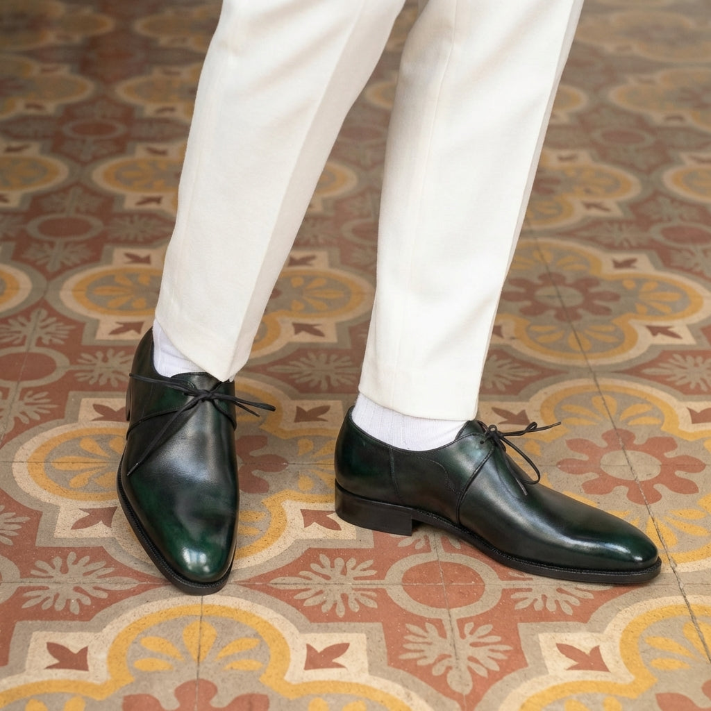Eduardo Derby Shoe - Forest