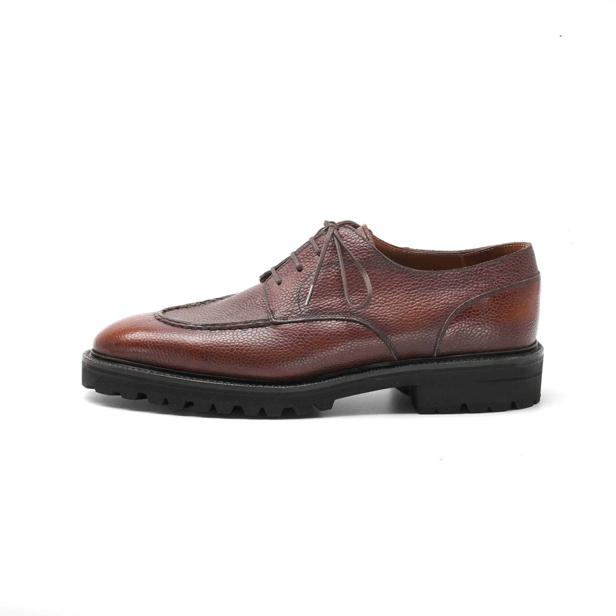 Gaspar U-tip Derby by Norman Vilalta men's Goodyear-welted derby shoes in Barcelona, Spain