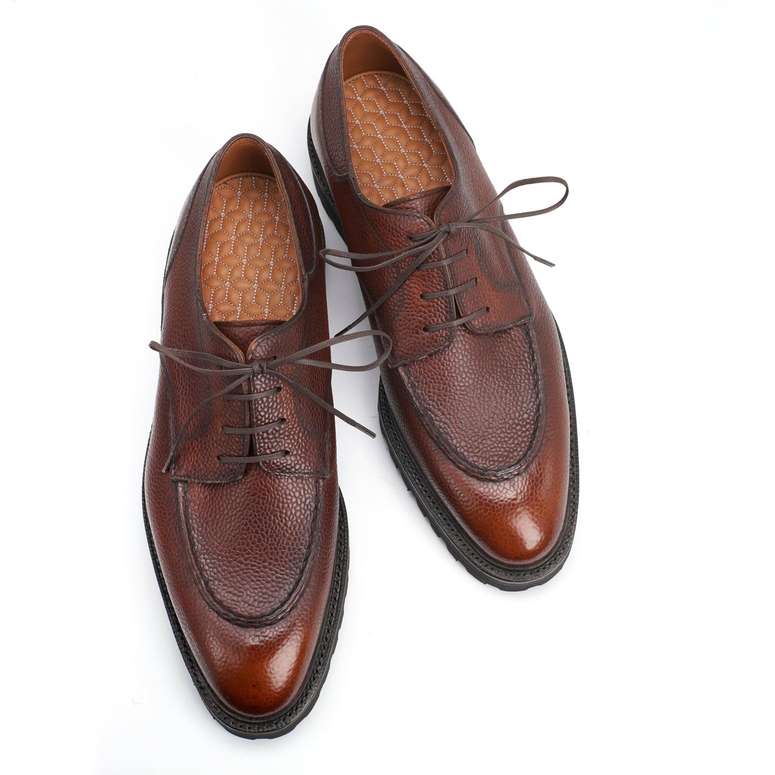 Gaspar U-tip Derby by Norman Vilalta men's Goodyear-welted derby shoes in Barcelona, Spain