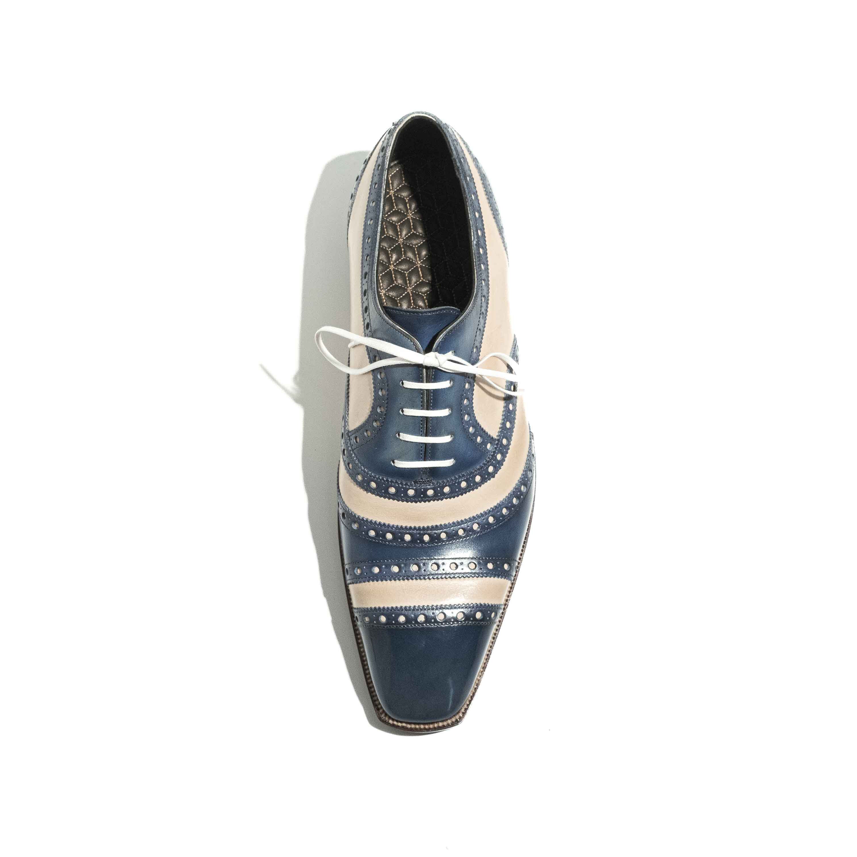 1202 Collection - Handmade Full Brogue Spectator Oxford