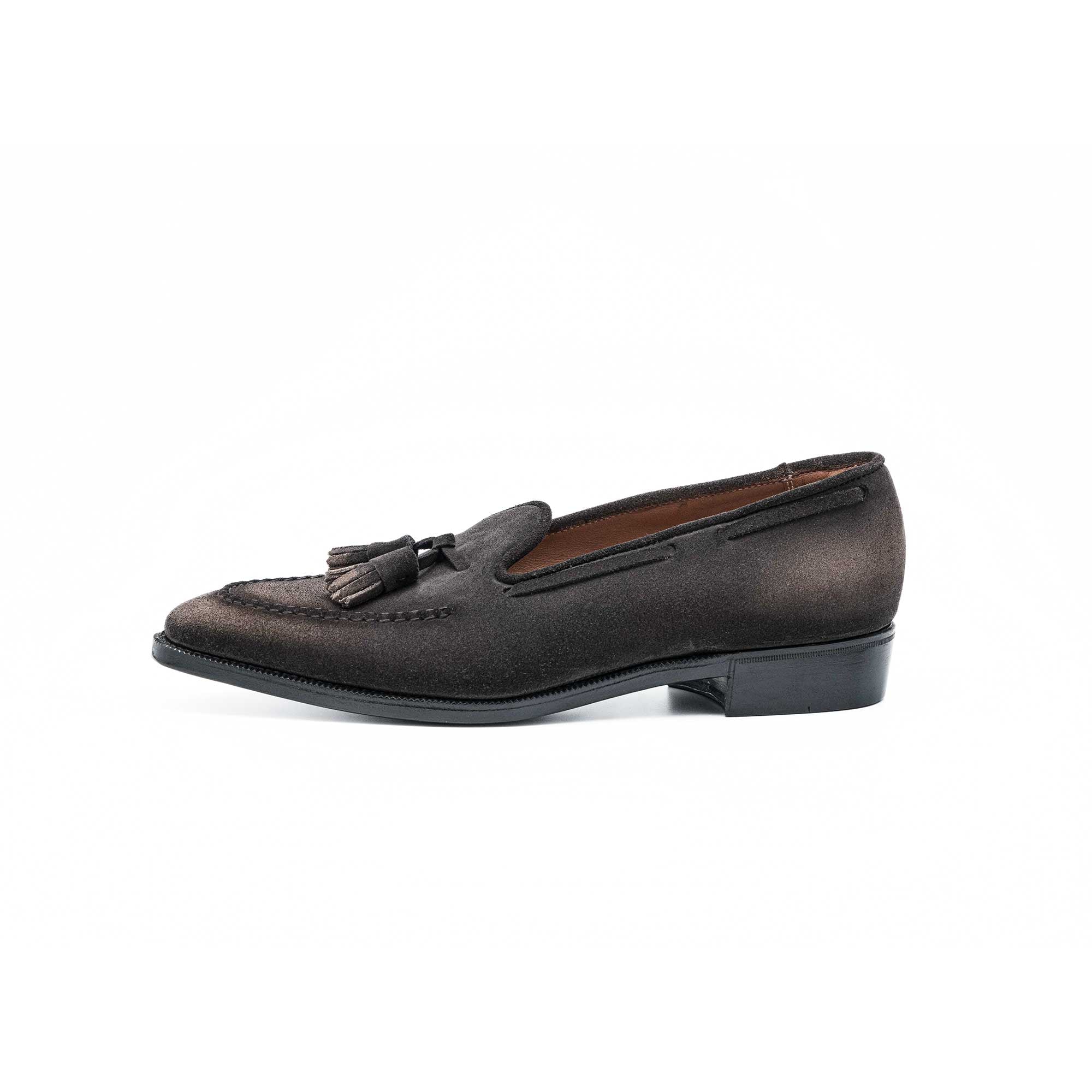 Joaquin Tassel Loafer MTO - Smoked Hickory