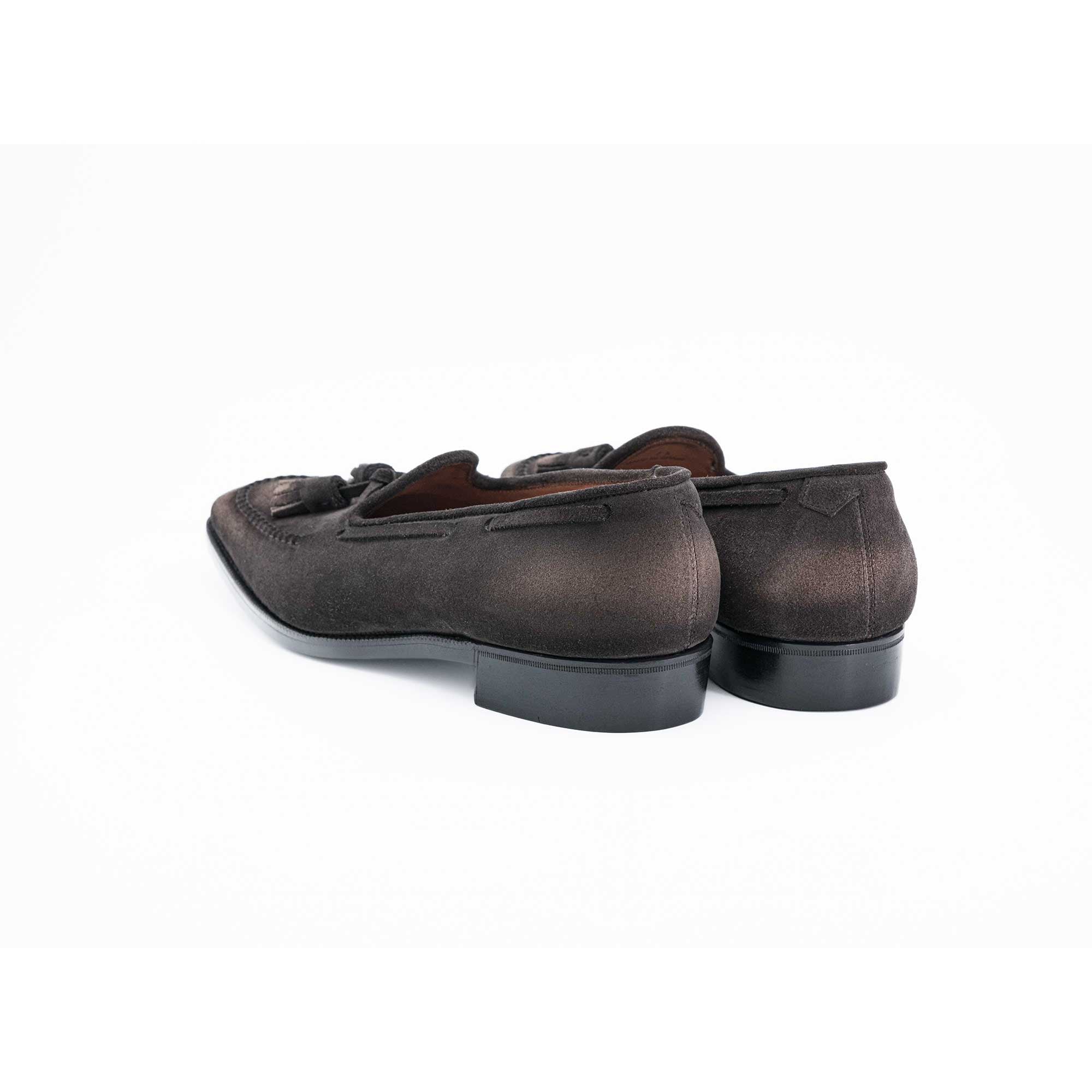 Joaquin Tassel Loafer MTO - Smoked Hickory