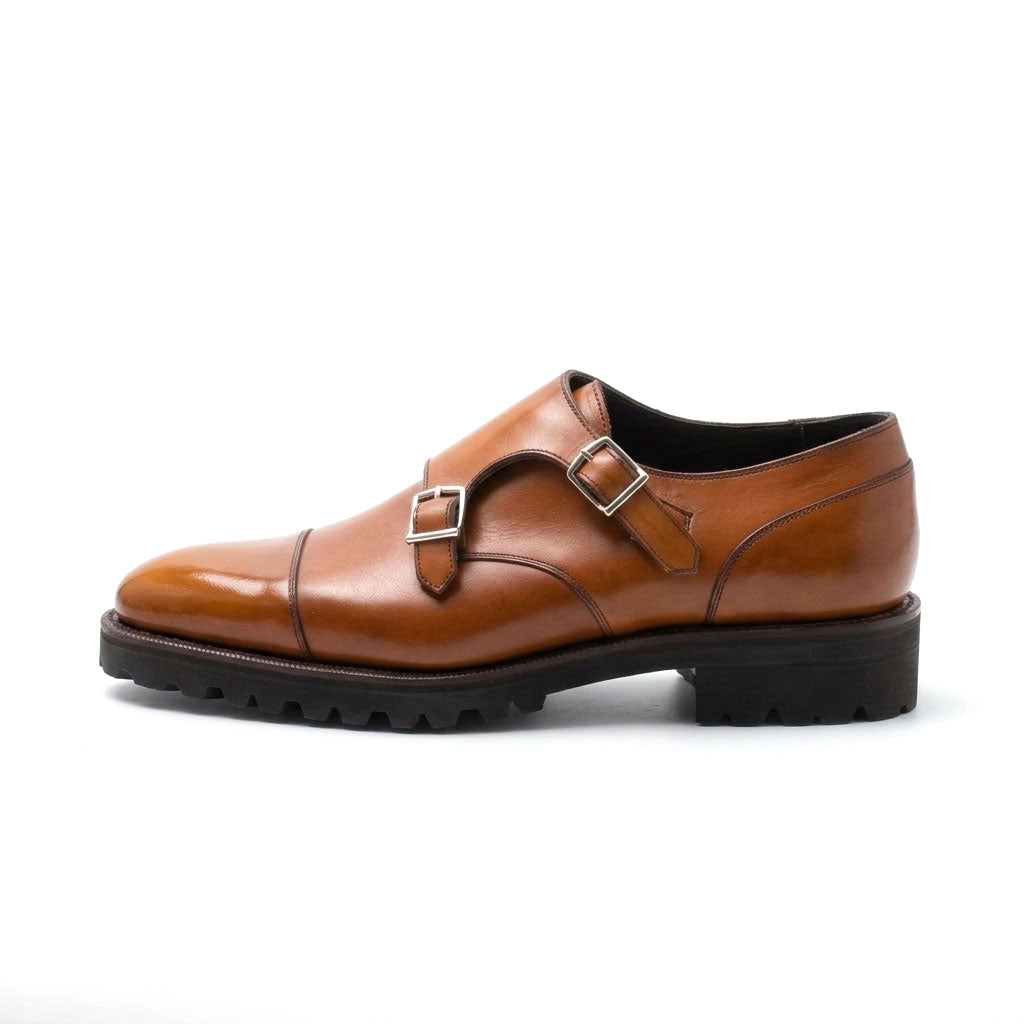 Joseph Double Monk Shoe - Miel