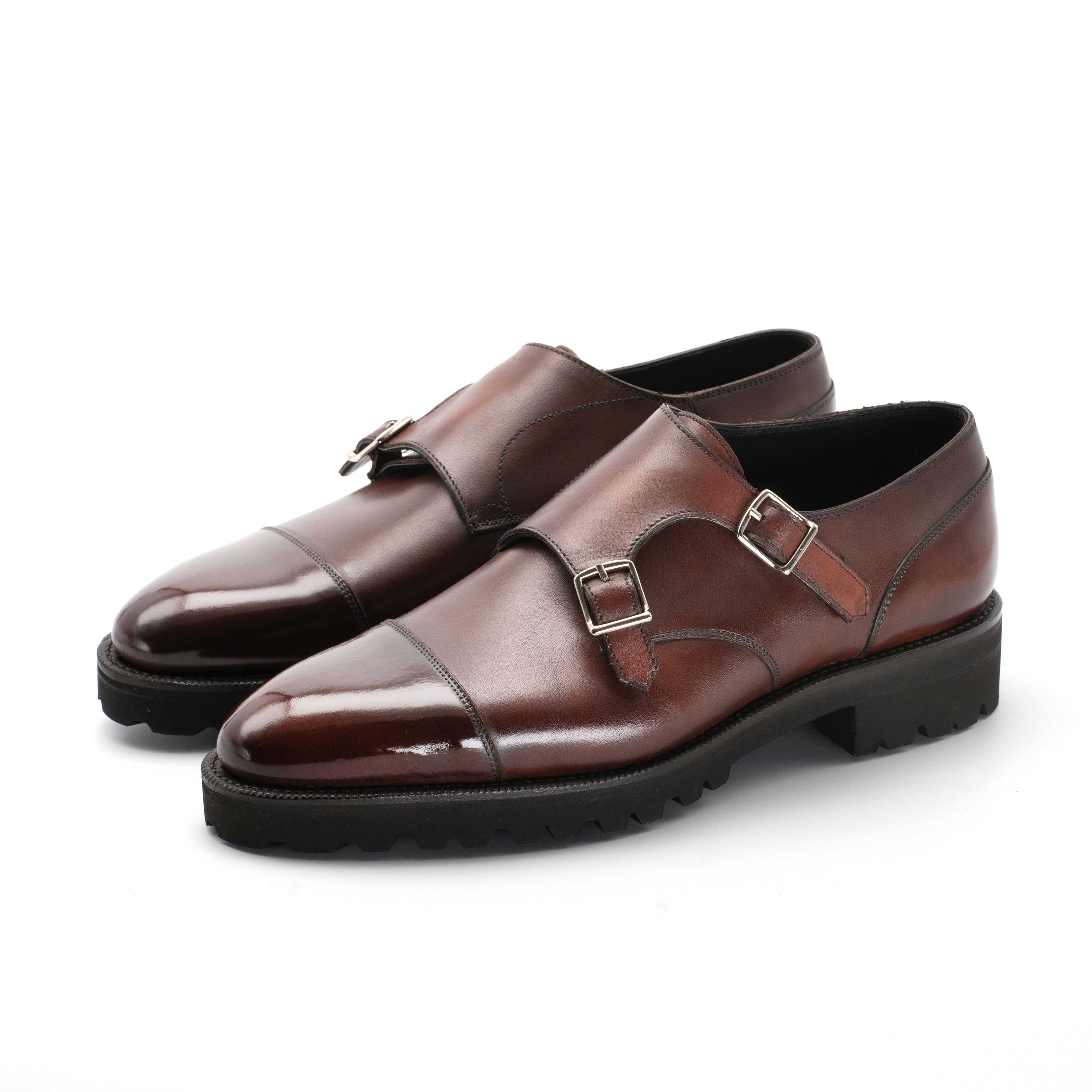 Joseph Double Monk Shoe - Marron Mediterraneo