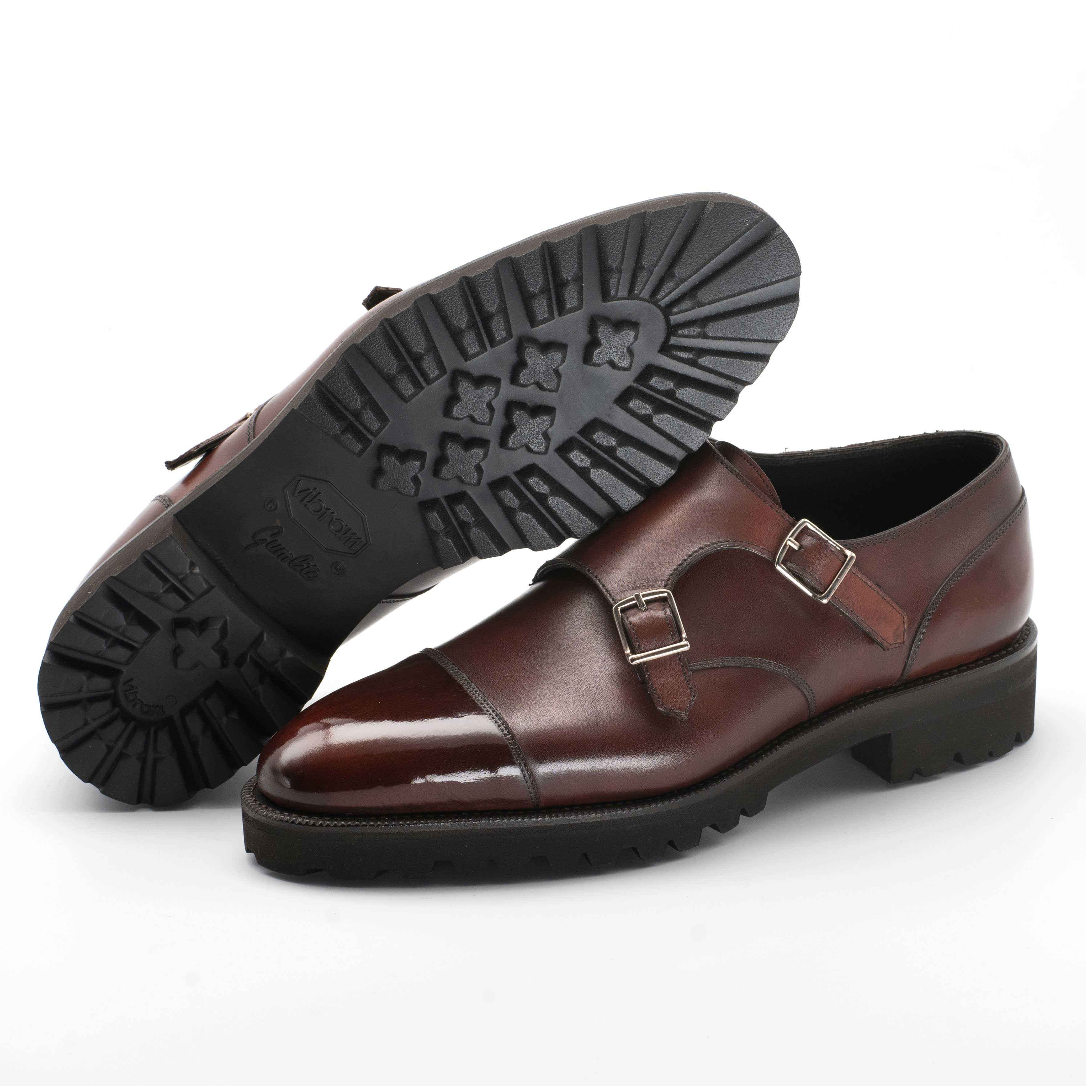 Joseph Double Monk Shoe - Marron Mediterraneo