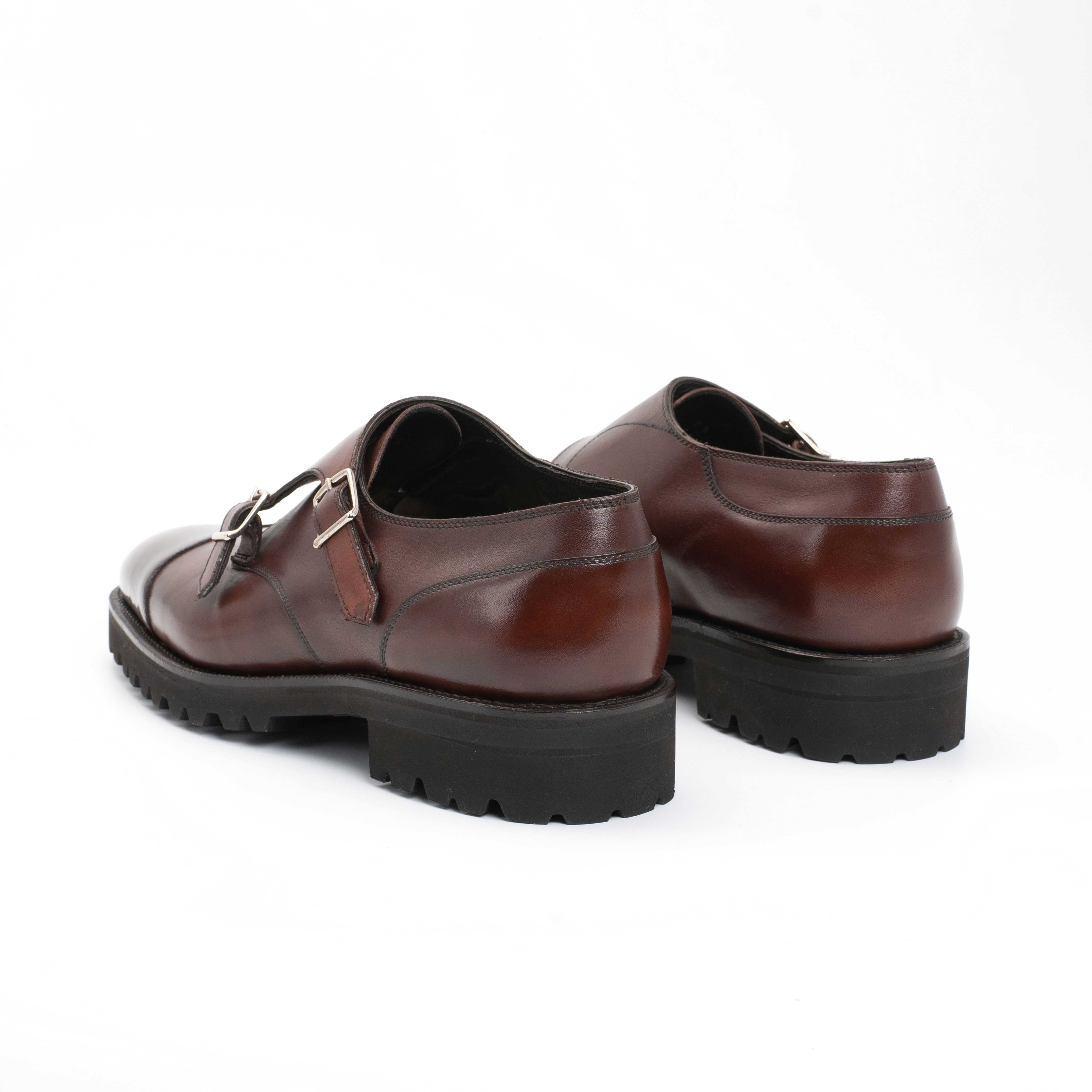 Joseph Double Monk Shoe - Marron Mediterraneo