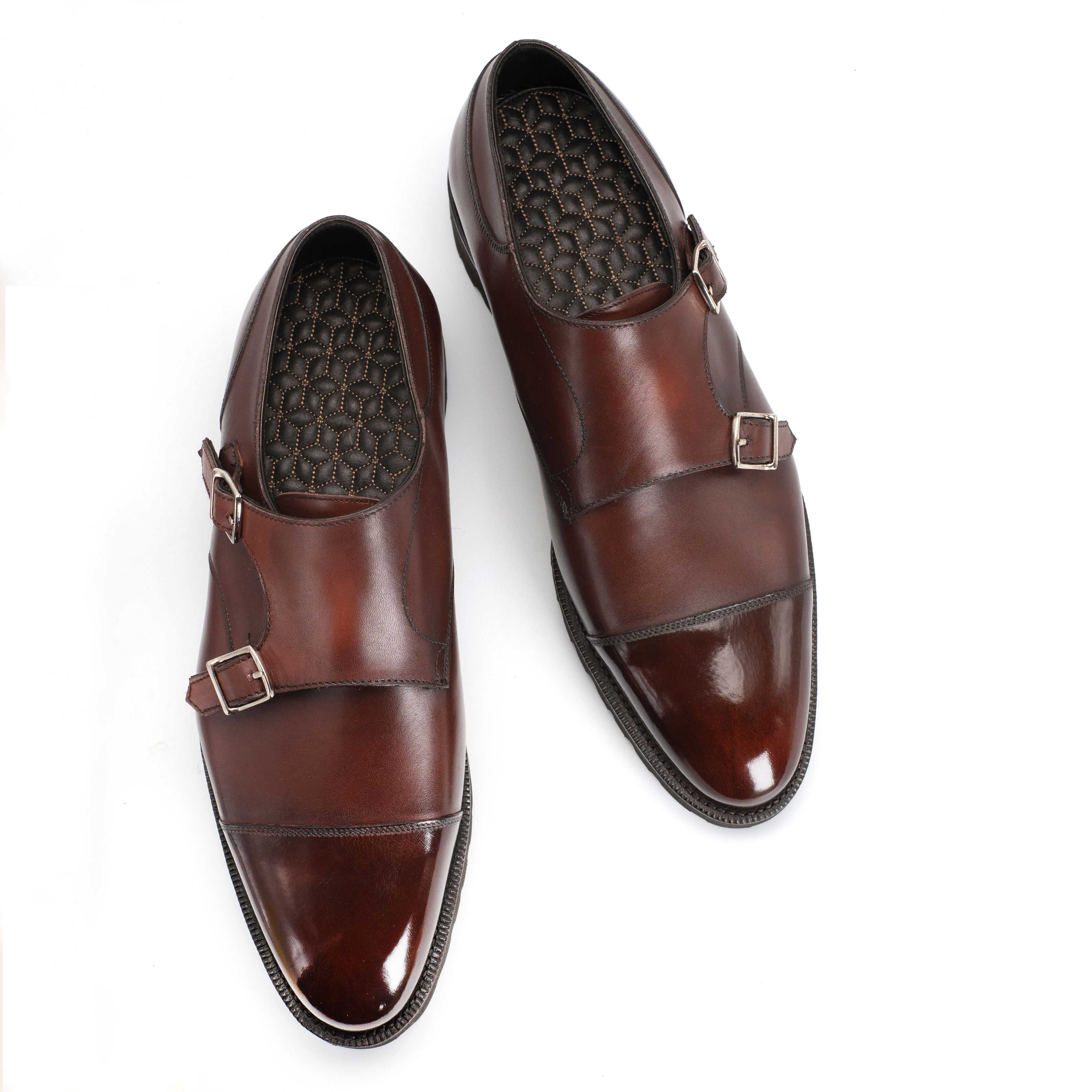 Joseph Double Monk Shoe - Marron Mediterraneo