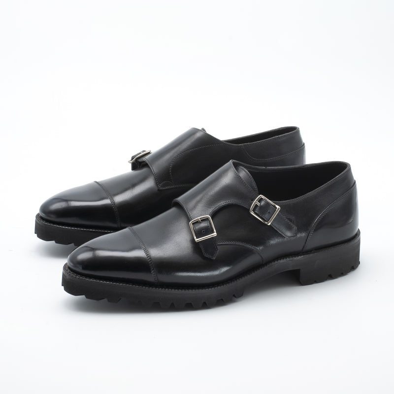 Joseph Double Monk Shoe by Norman Vilalta Goodyear-welted monk straps shoes in Barcelona, Spain