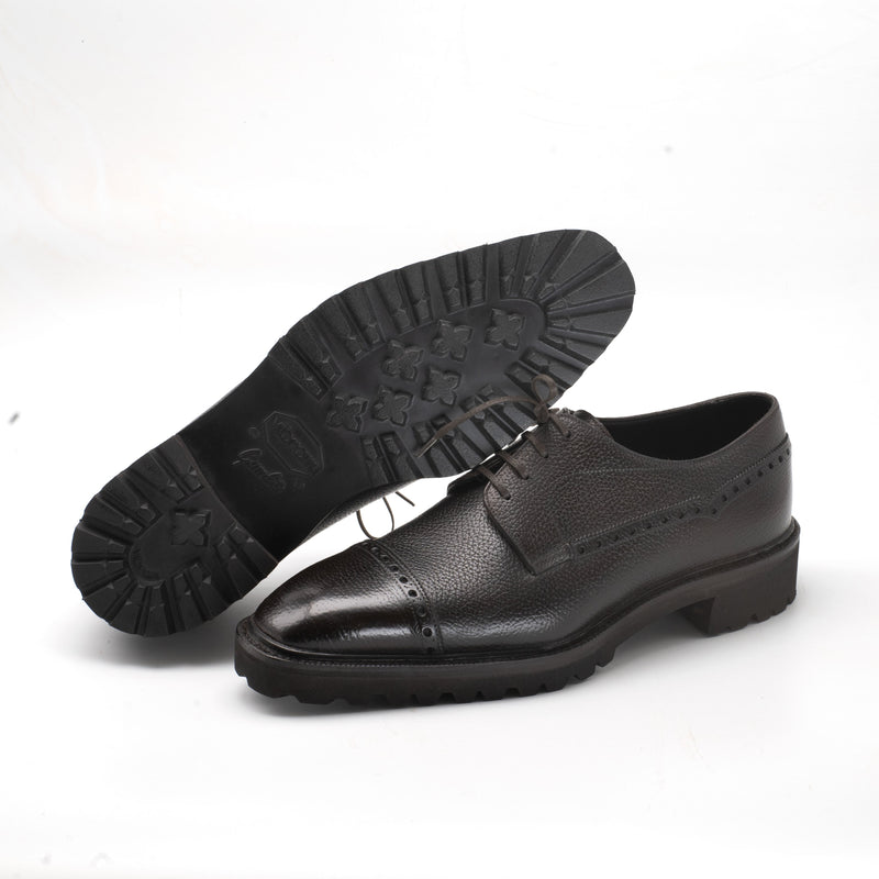 Luis Balmoral Derby Shoe (Steffen) - Bister