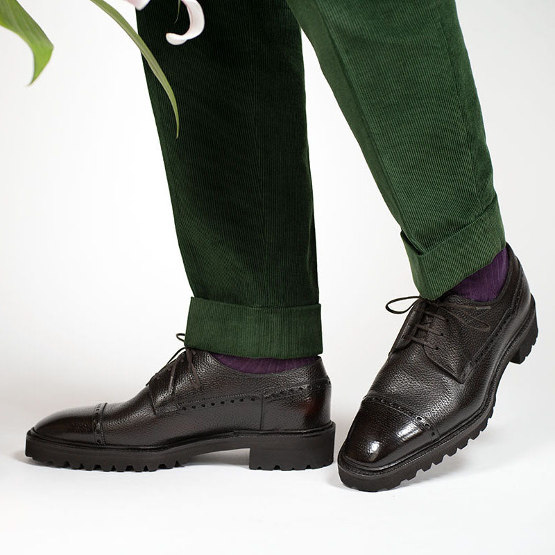 Luis Balmoral Derby Shoe (Steffen) - Bister